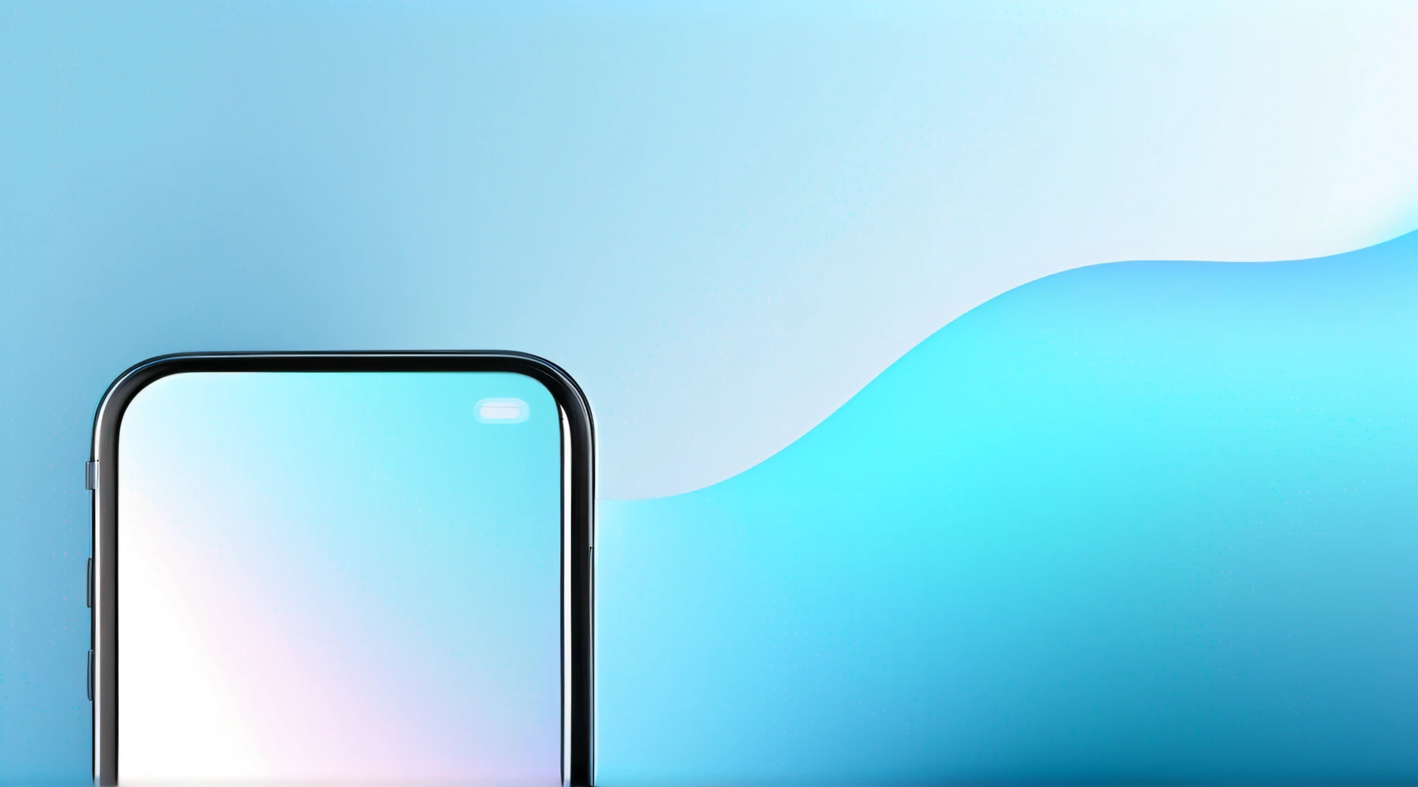 Generate a light blue gradient app live cover background（streamline）