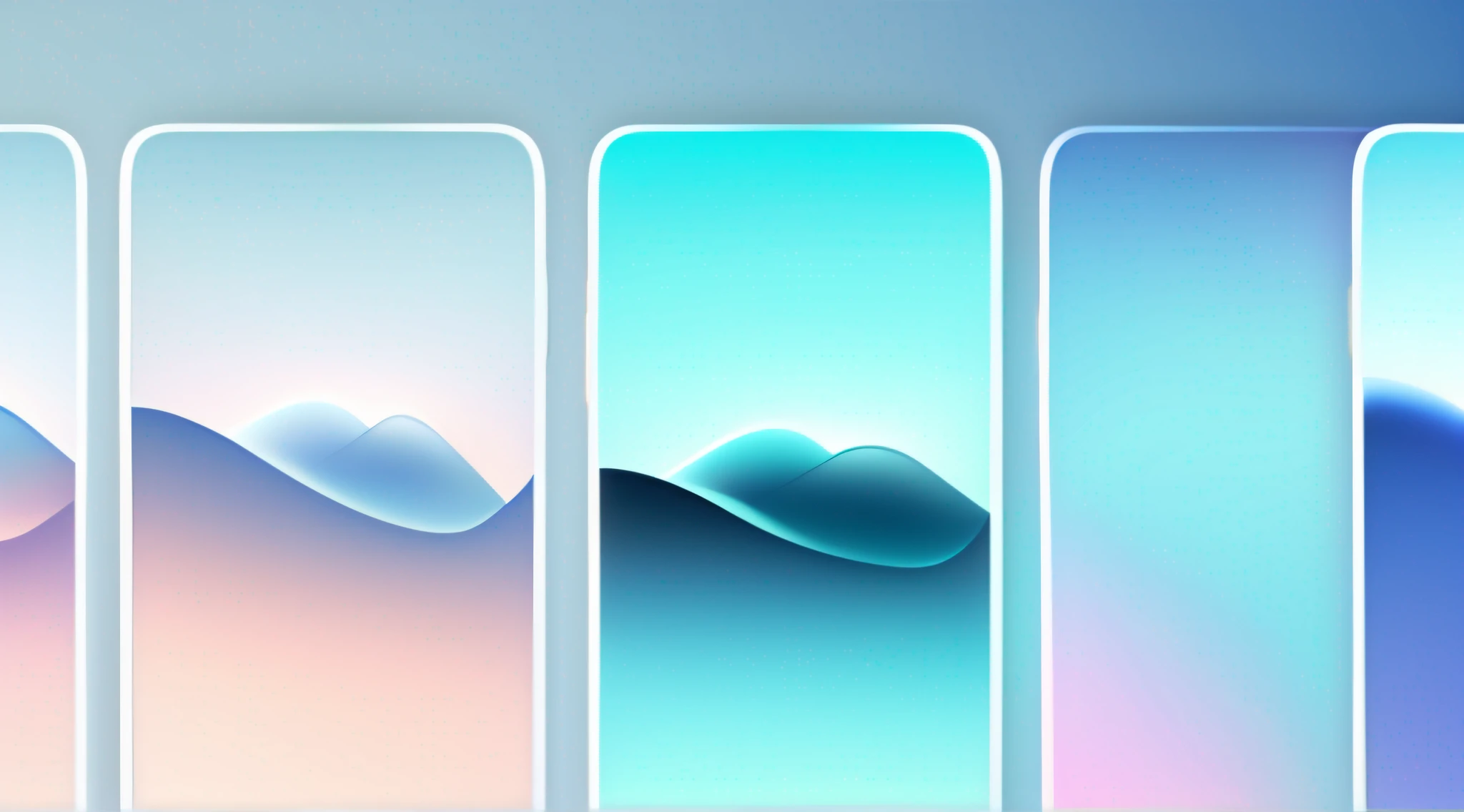 Generate a light blue gradient app live cover background(streamline)