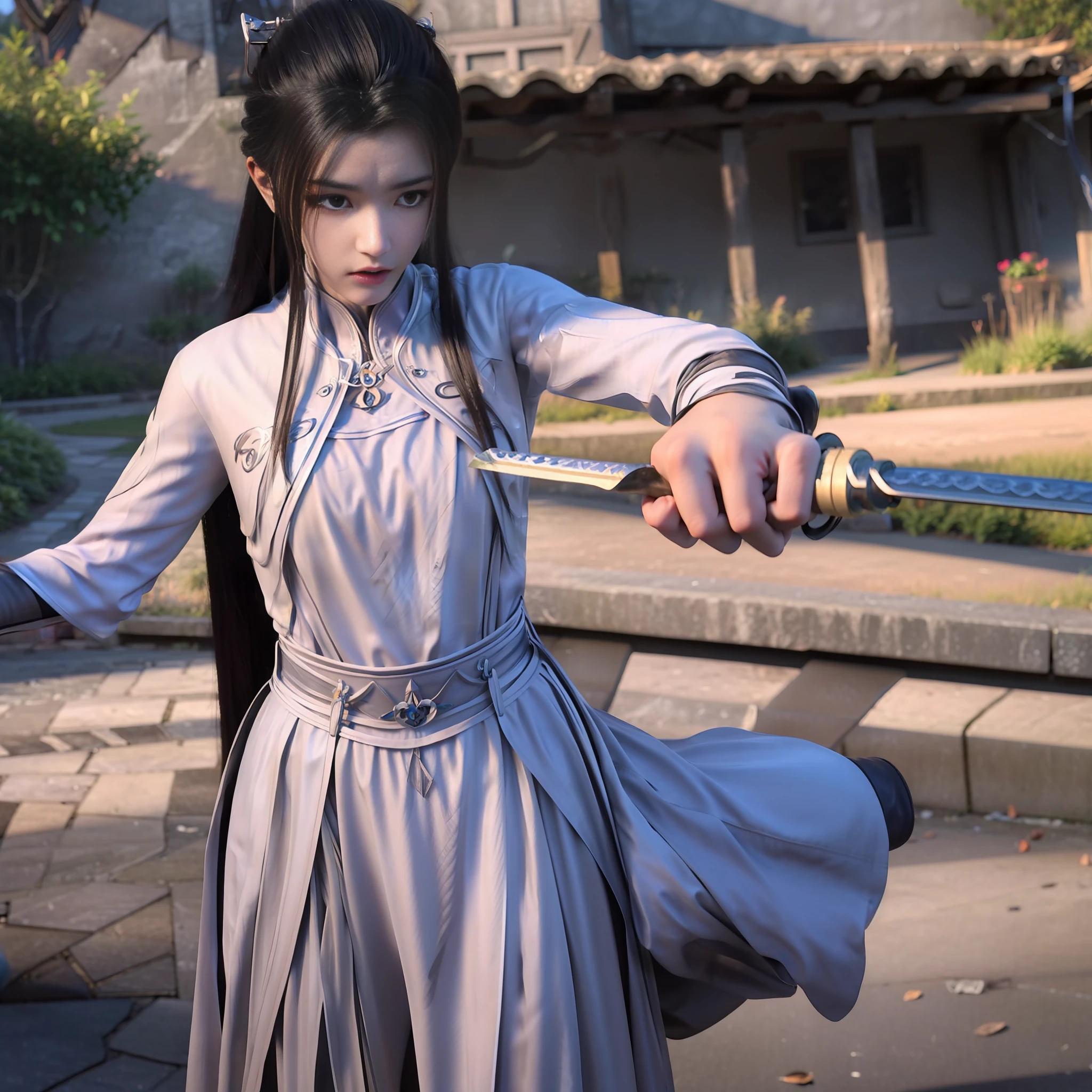 Best Quality, Masterpiece, High Resolution, 8K, (Realistic: 1.4), Ultra High Resolution, 1 Girl, Ultra Detailed, Surreal, Highly Detailed CG Illustration, Official Art, Cinematic Light, Reality, Young Beautiful Girl, Perfect Figure, Perfect Figure, Full View, Perfect Body, (Starting below: 1.3), Mask, Pose, Sexy Long Legs, Confident, Beautiful Sexy, Grey Short Sleeves, Open Abdomen, Black Super Shorts, S-shaped Body, Upturned Hips, Assuming, Posing, Different Perspectives