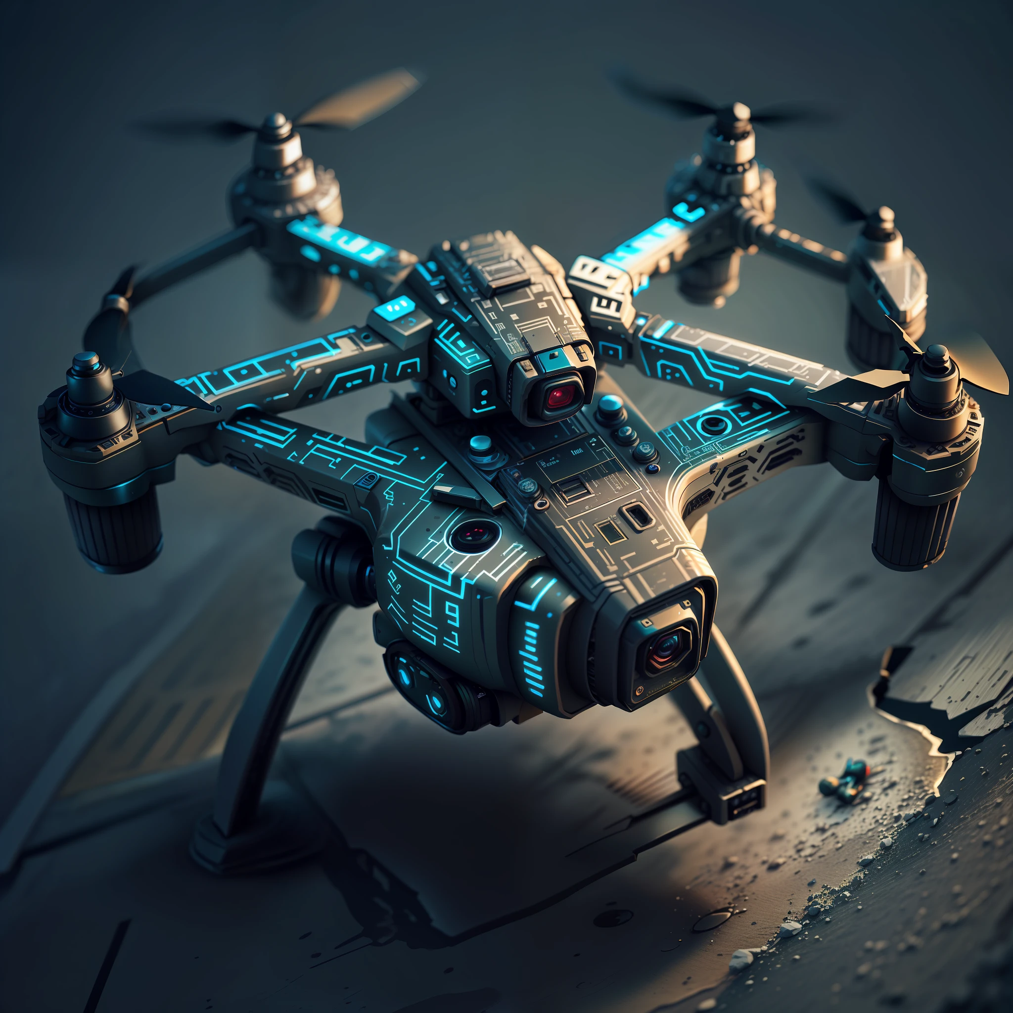 DJI drone DJI drone DJI drone DJI drone with an AK47