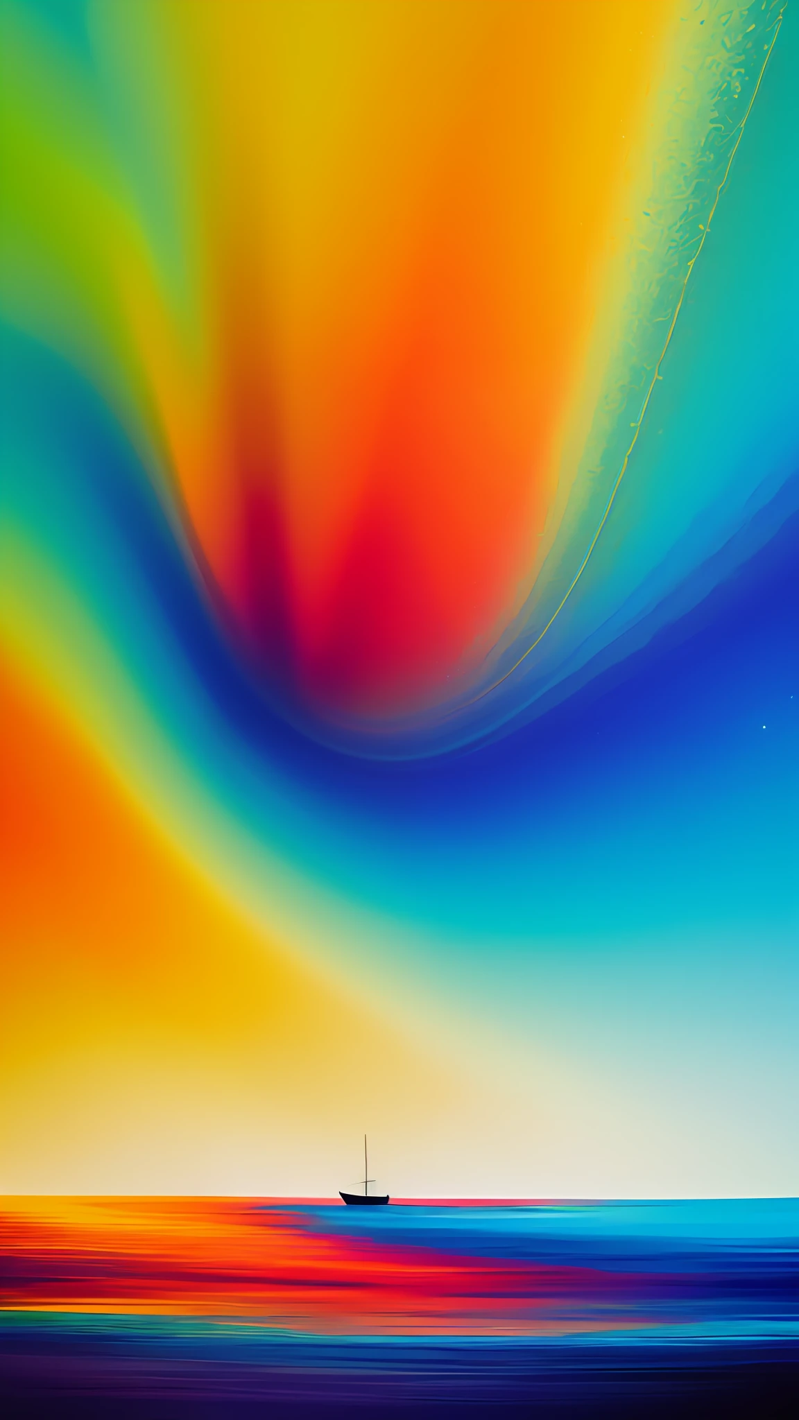 "Create an abstract image that conveys a sense of calm and serenity."