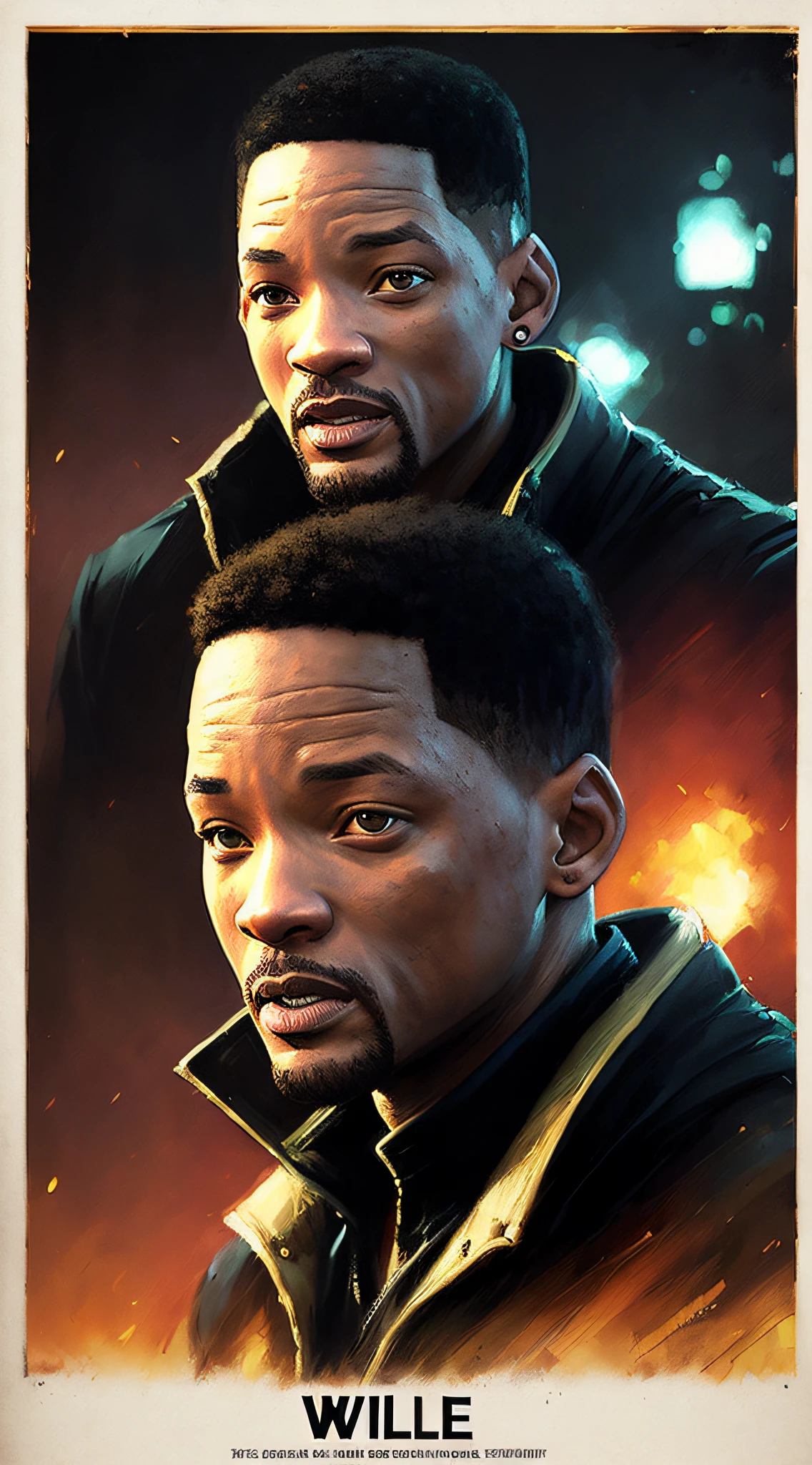 Will Smith from Wild Wild West, vhs Effect, (Poster: 1.6), Poster on the Wall, Nostalgia, Movie Poster, Westerns (Skin Texture), Intricate Detail, Fine Detail, Hyperdetail, Ray Tracing, Subsurface Scattering, Diffuse Soft Light, Shallow Depth of Field, Trends by Oliver Wetter on CGSociety, Complex, High Detail, Sharp, Dramatic, Realistic Art of Painting, by greg rutkowski