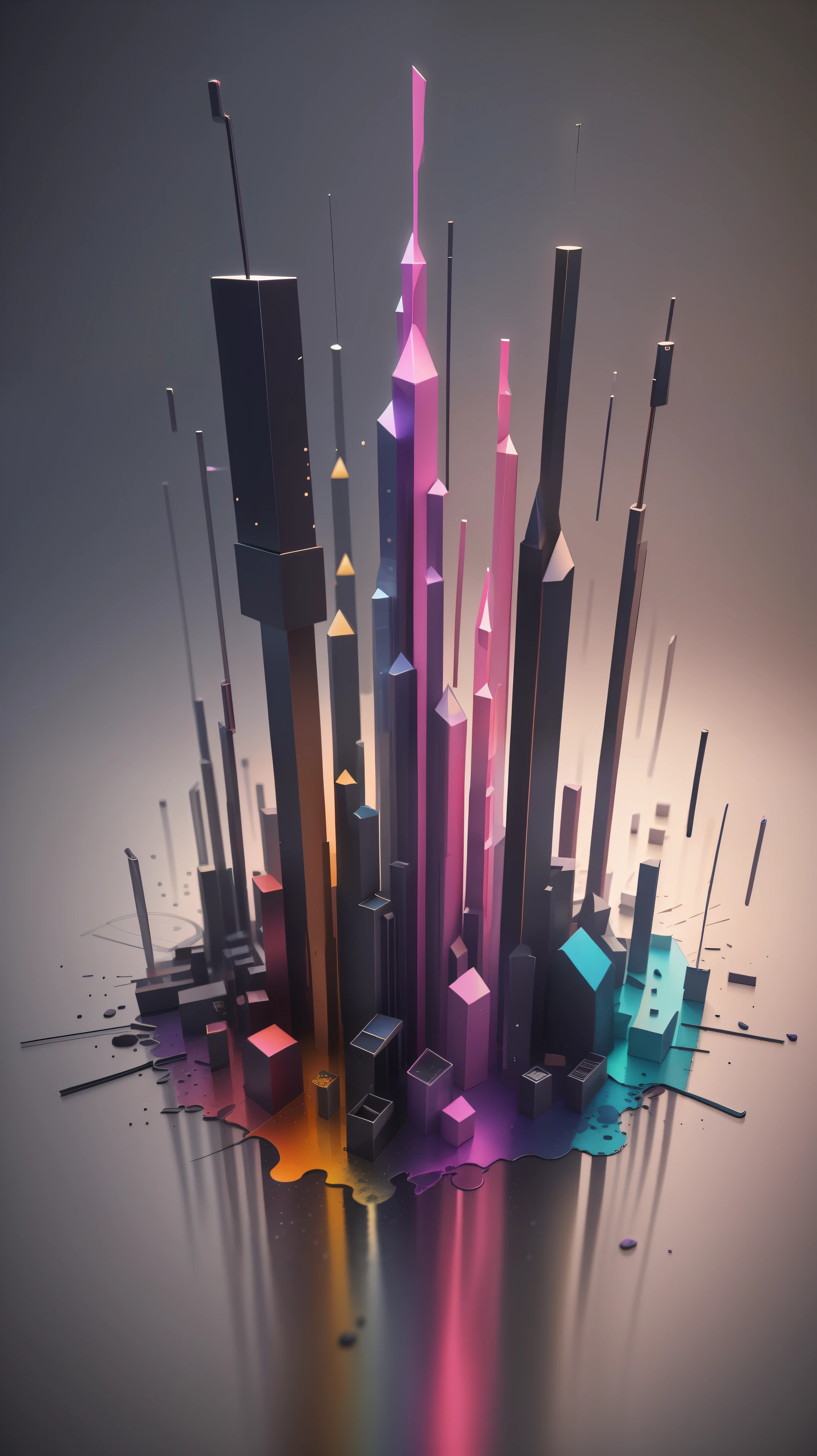 3d watercolor abstract,colos,neon colors,dark background,high resolution,high quality,colorful