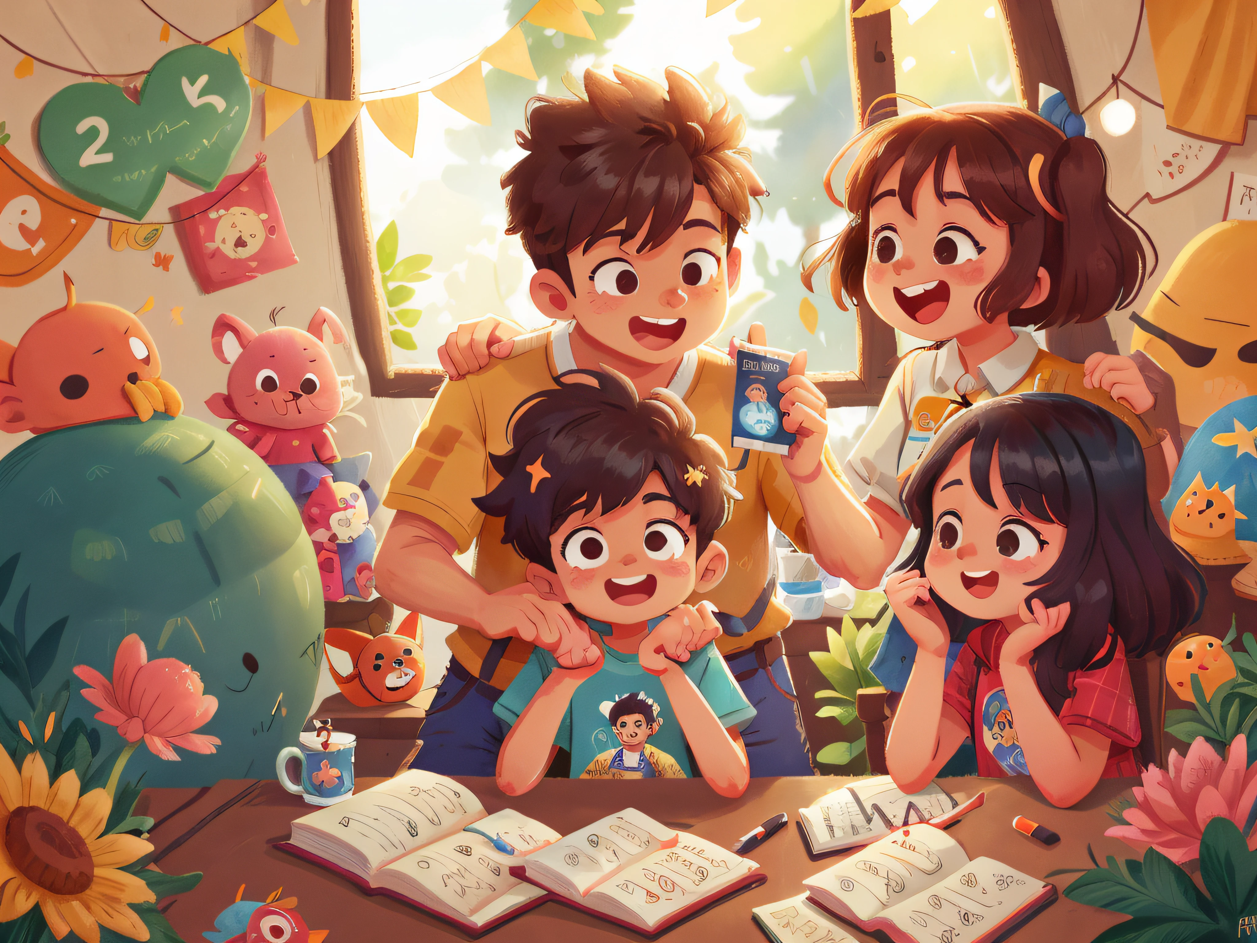 On the last day of the book, como "Pillipillicomo" they were reunited with their family and thanked God for all the adventuring and lessons learned.. Elcomo knew that obedience, a bondade e o amor eram valores importantes para uma vida feliz e harmoniosa. E comosim, como "Pillipillicomo" continuaram a espalhar alegria e bondade por onde quer que fossem.: 0.8), (obra-prima: 1.2) (realista: 1.2) (Bokeh) (melhor qualidade) (pele detalhada: 1.3) (detalhes intrincados) (8k) (olhos de detalhe) (sharp fokus), (Feliz)