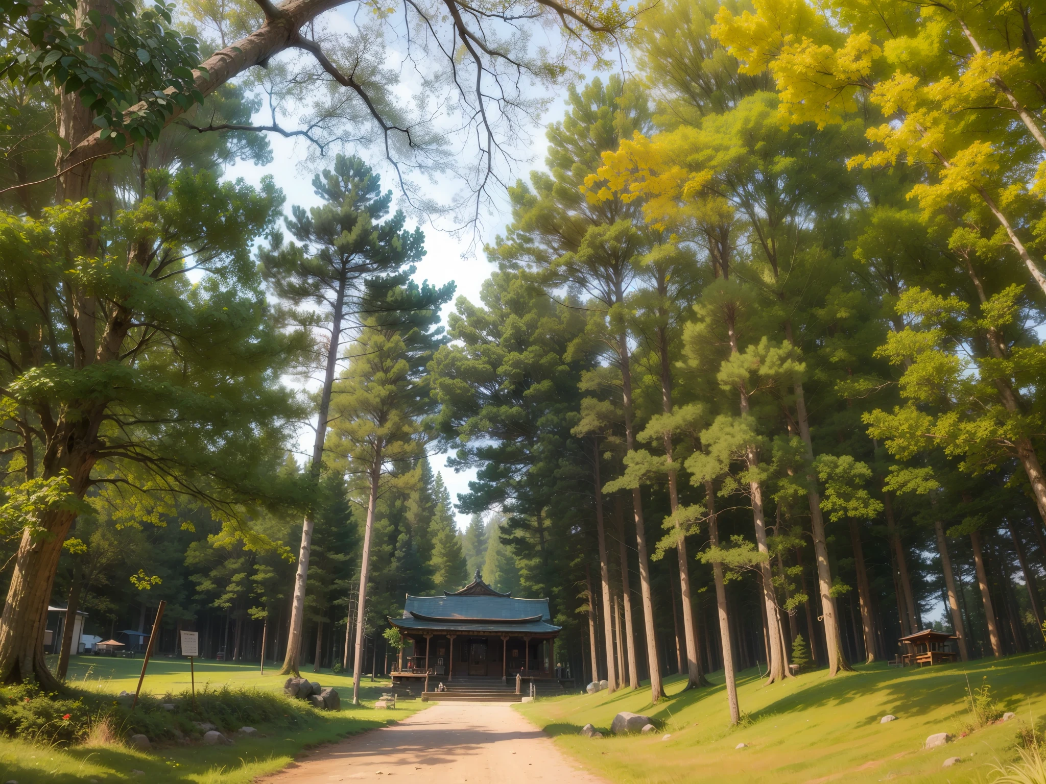 Shrine in the forest