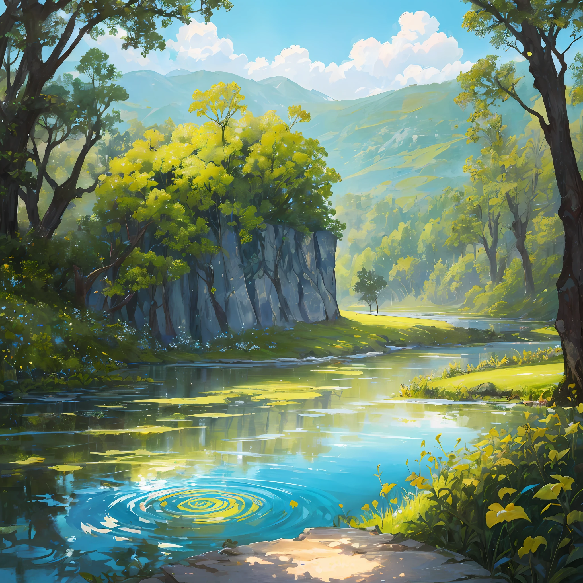 The illustration captures a sense of harmony and tranquility, portraying nature in its most enchanting form. It conveys the moral of the story, emphasizing the importance of compassion, community, and the positive ripple effects that arise from small acts of kindness.
Feel free to use this prompt as inspiration to create your own artwork or collaborate with an artist to bring this heartwarming scene to life! --auto
