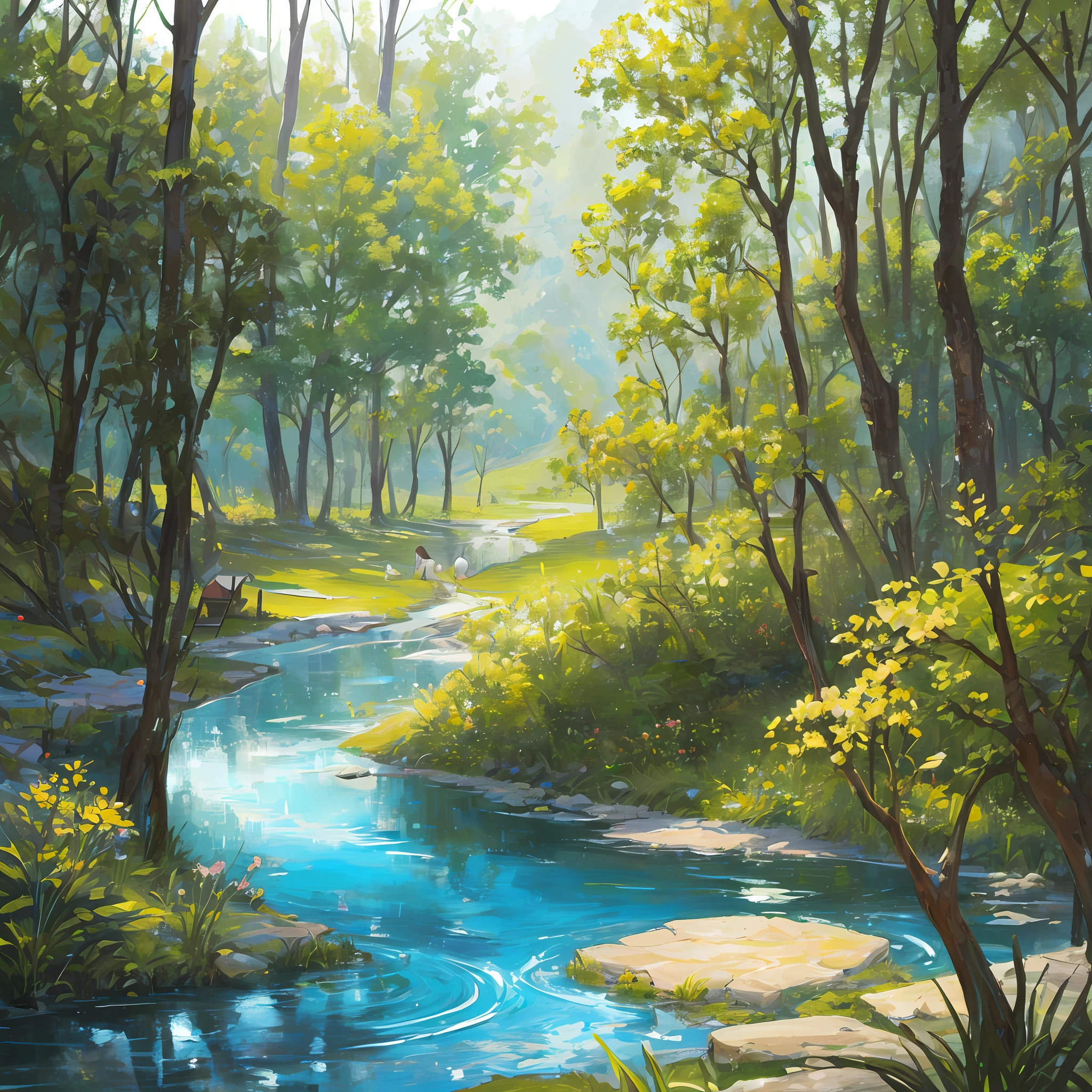 The illustration captures a sense of harmony and tranquility, portraying nature in its most enchanting form. It conveys the moral of the story, emphasizing the importance of compassion, community, and the positive ripple effects that arise from small acts of kindness.

Feel free to use this prompt as inspiration to create your own artwork or collaborate with an artist to bring this heartwarming scene to life! --auto