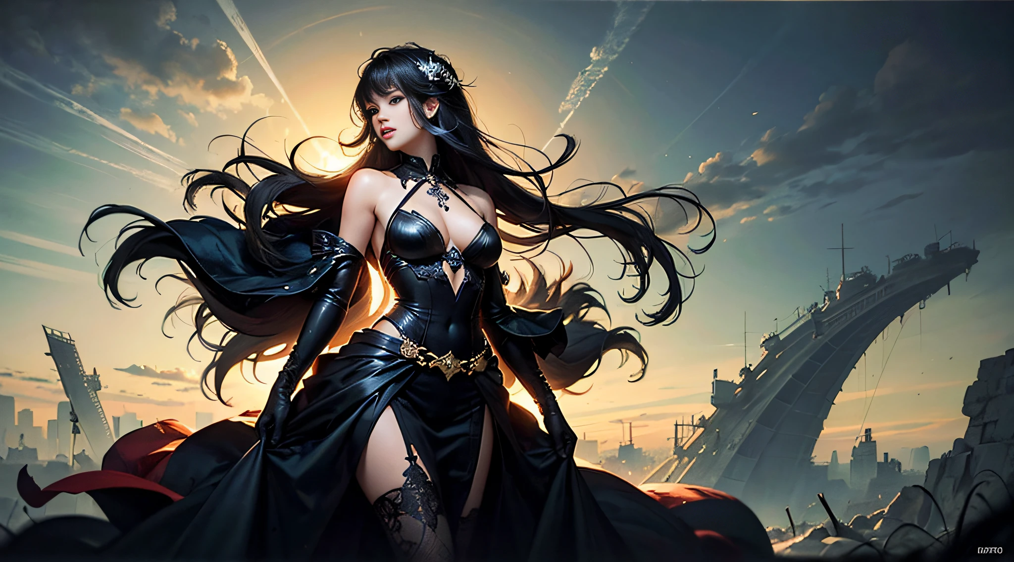 official art, unity 8k wallpaper, ultra detailed, beautiful and aesthetic, masterpiece, best quality, (zentangle, mandala, tangle, entangle), (fractal art:1.3) , 1girl, extremely detailed, dynamic angle, cowboyshot, the most beautiful form of chaos, elegant, a brutalist designed, vivid colours, romanticism, by james jean, roby dwi antono, ross tran, francis bacon, michal mraz, adrian ghenie, petra cortright, gerhard richter, takato yamamoto, ashley wood, atmospheric, ecstasy of musical notes, streaming musical notes visible