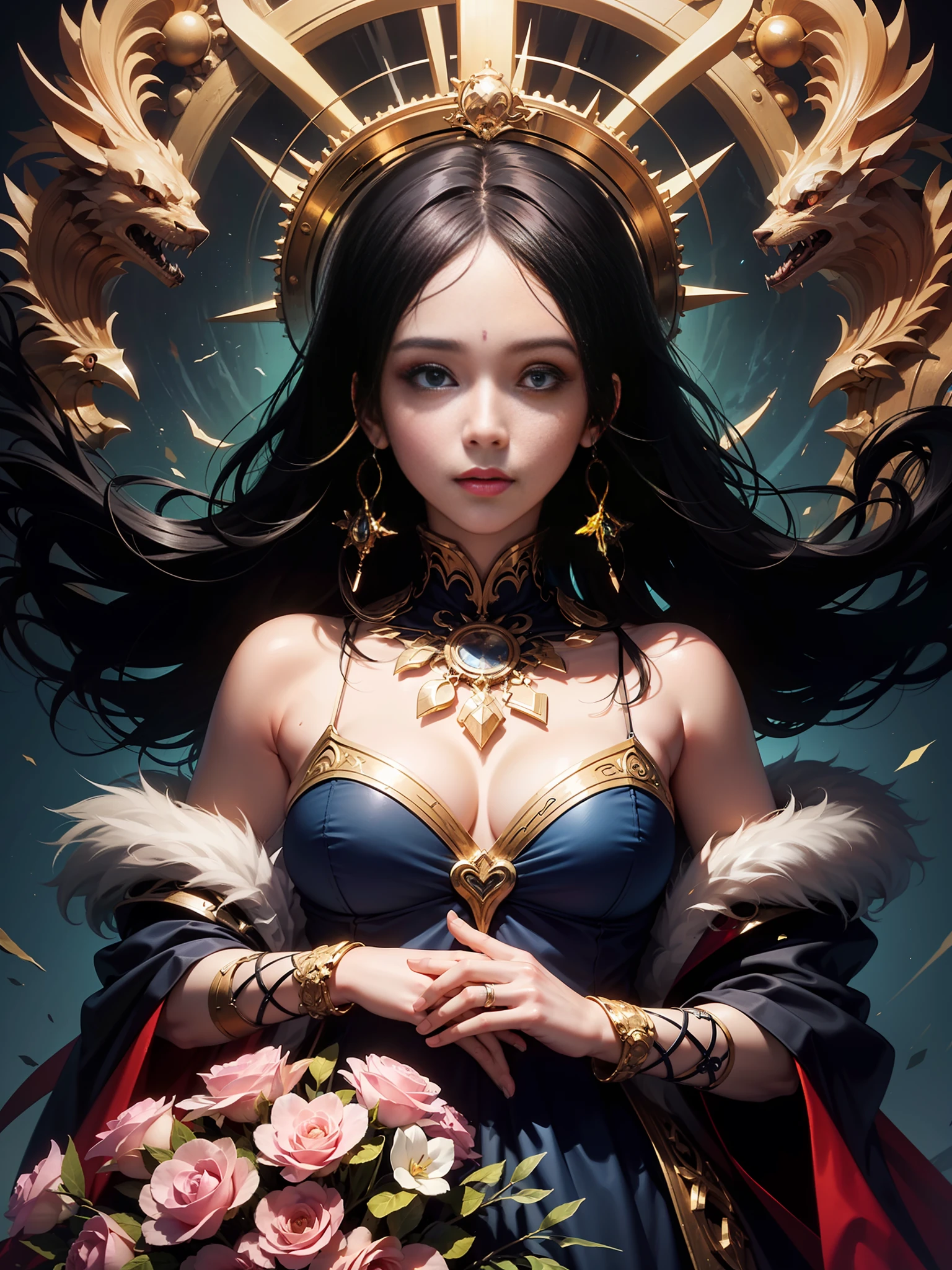 (Masterpiece, best quality, ultra-detailed CG unity 8k wallpaper) + (perfectly symmetrical, perfectly blended, perfectly proportioned face) + (matching eyes, perfect anatomy, seemless integration)