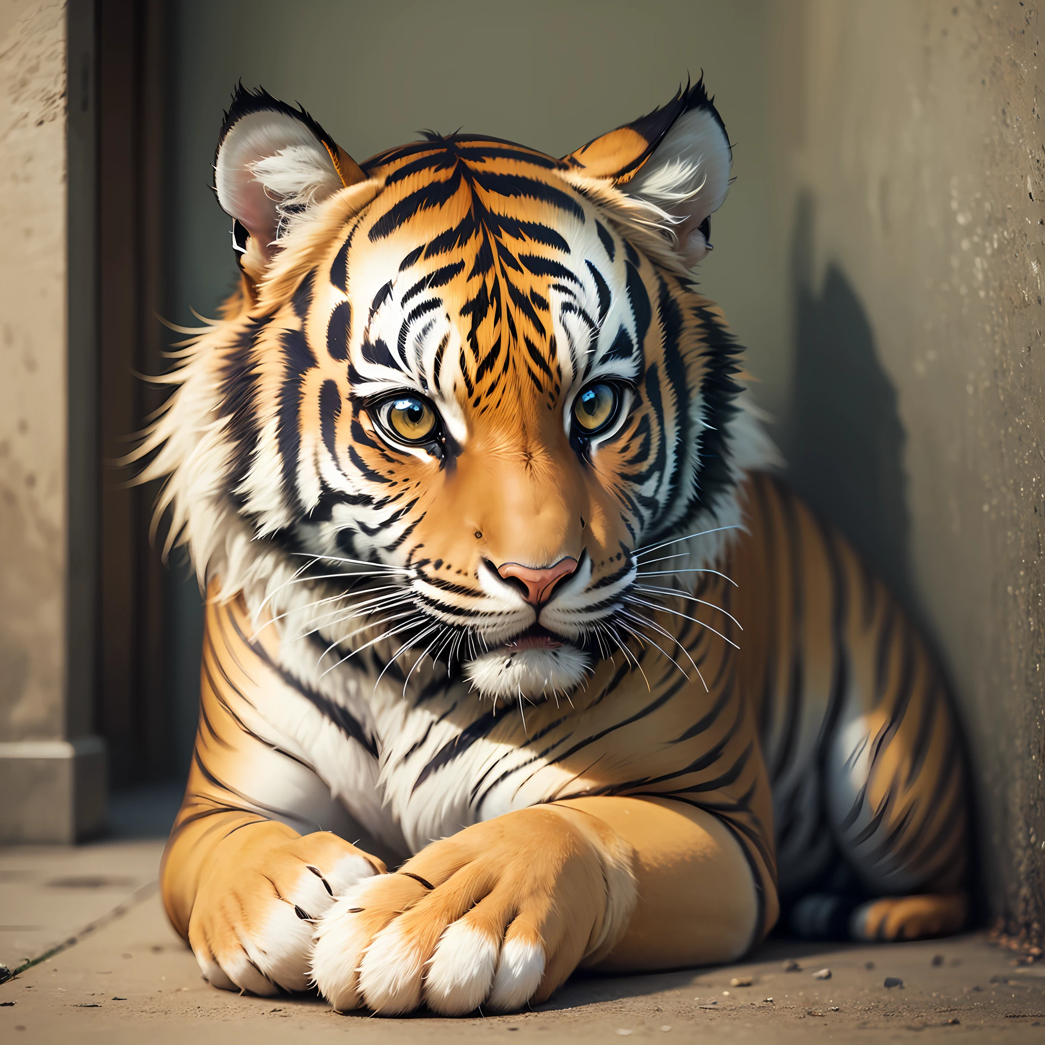 little sad tiger --auto --s2