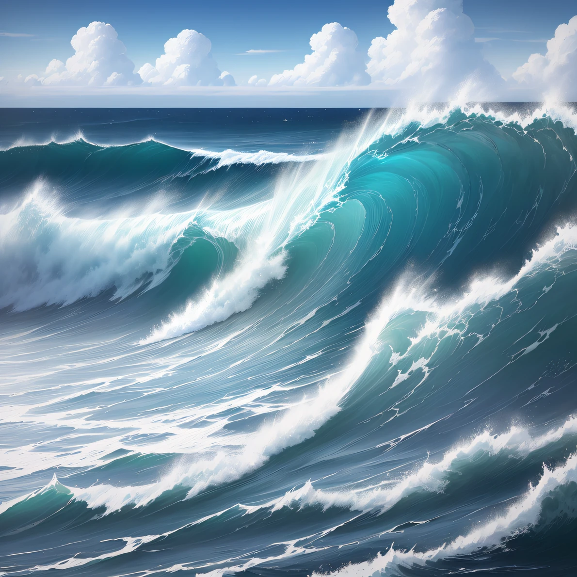 sea, wave cloud --auto