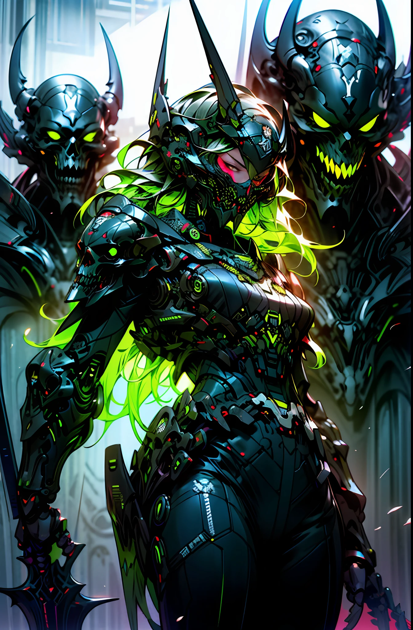 Dark_Fantasy,Cyberpunk,(specters, phantom red flame:1.1),1man,Mechanical a closeup of a person with a sword in their hand, evil knight, blood knight, dark warrior, dark fantasy style art, airs with heavy armor and sword, epic fantasy art style, The Dark Lord Sauron, epic fantasy digital art style, gothic knight, Lord Sith, Berserk Skullknight Black Armor, fantasy knight,  The Dark Lord, fantasy warrior
