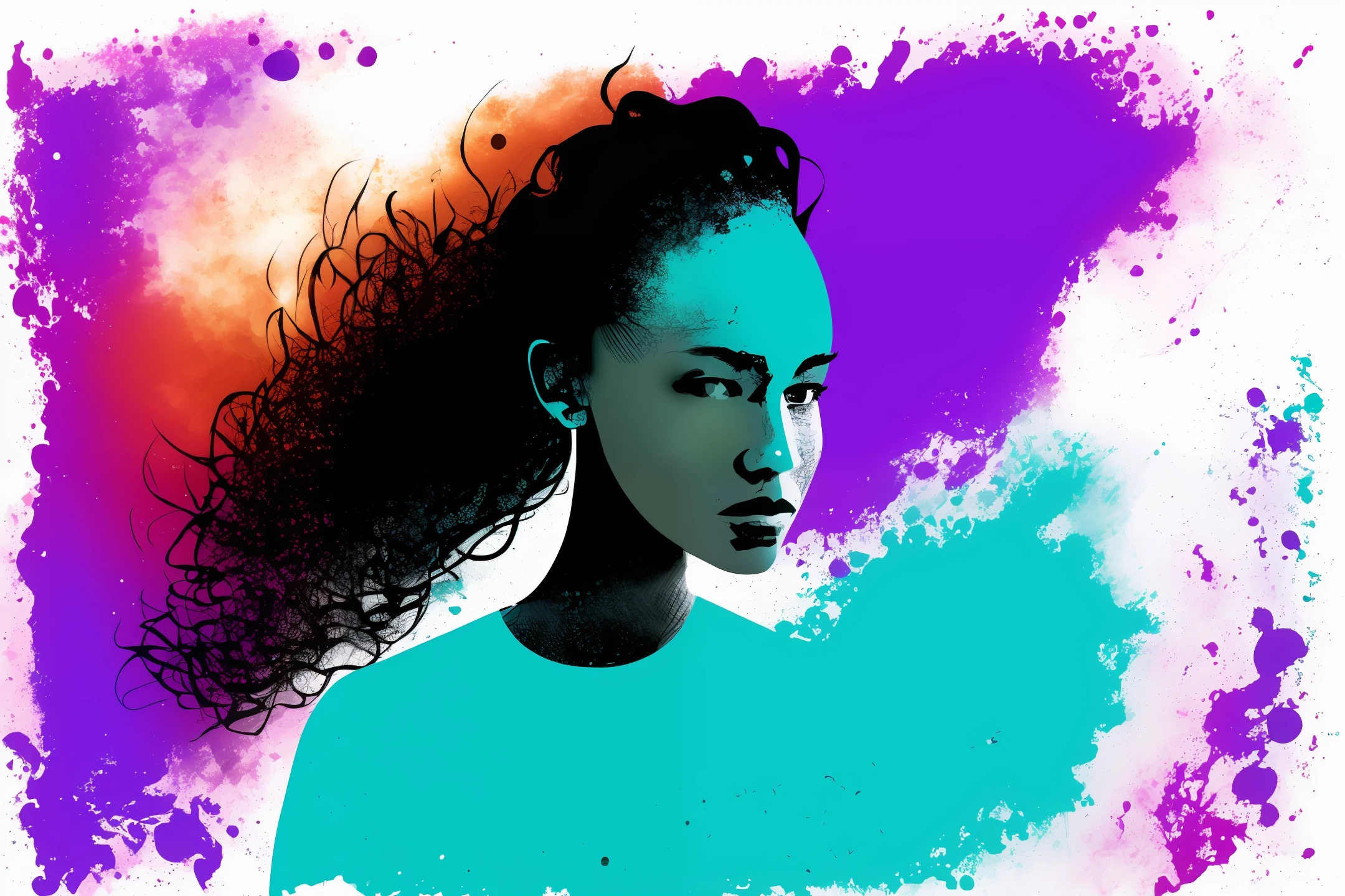 A vibrant, abstract background with bold colors like deep purple or royal blue could be used. In the center, a stylized silhouette of a confident woman with her head held high and arms outstretched could be depicted. The silhouette could be filled with intricate patterns or symbols representing strength, resilience, and self-love. The overall composition should exude a sense of empowerment and catch the attention of viewers, drawing them in to explore the content of the channel.