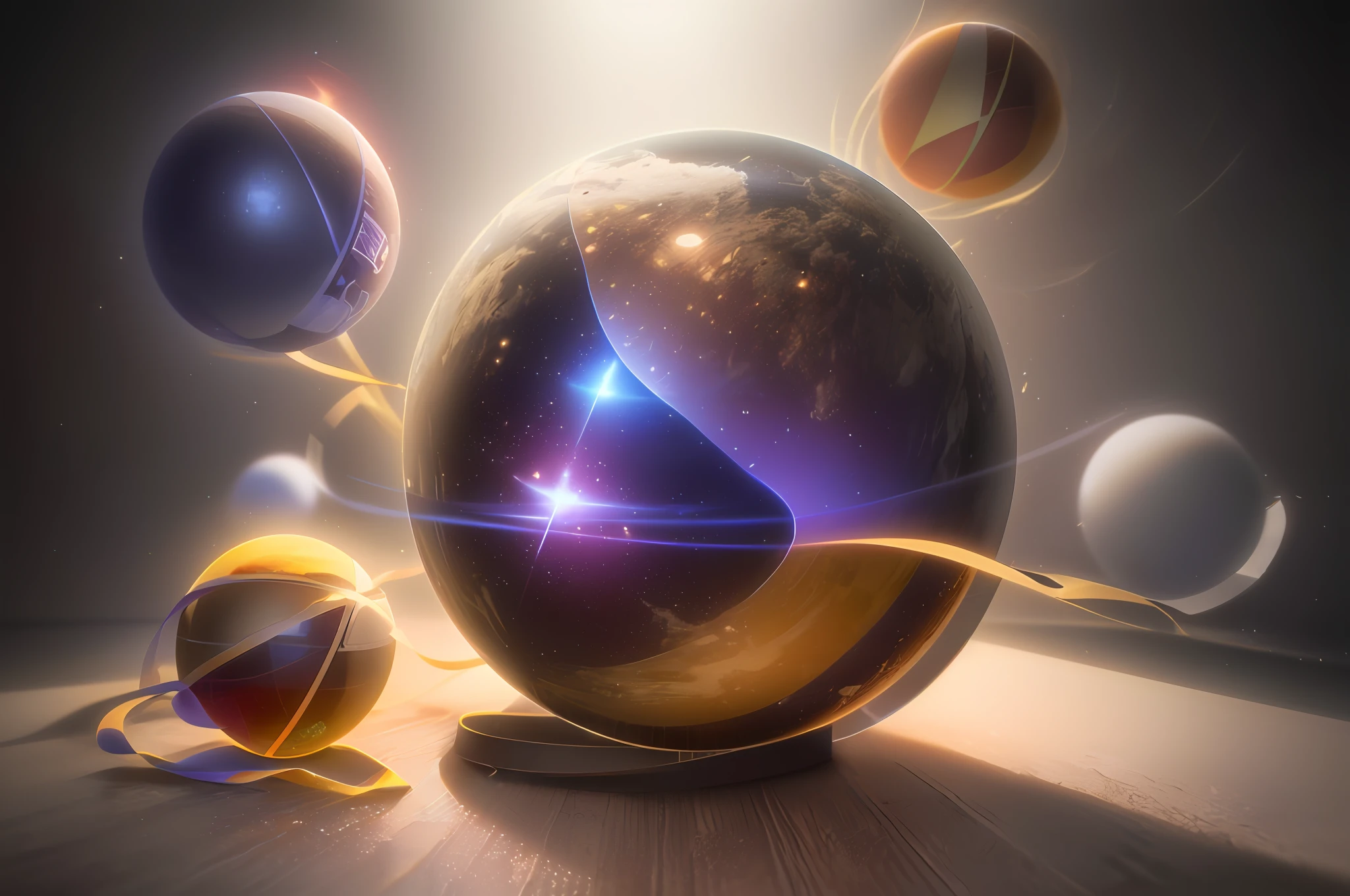 imagem arafed de uma bola preta com bolas vermelhas e amarelas, nuvens de poeira, Vray Caustics, raytraced render, black octane render, Raytracing fotorrealista, path tracing render, volumetric octane render, vraytracing, 8 k 3 d render ray traceing, Ray Tracing HDR, raytraced lighting, volumetric lighting caustics, ray traced lighting