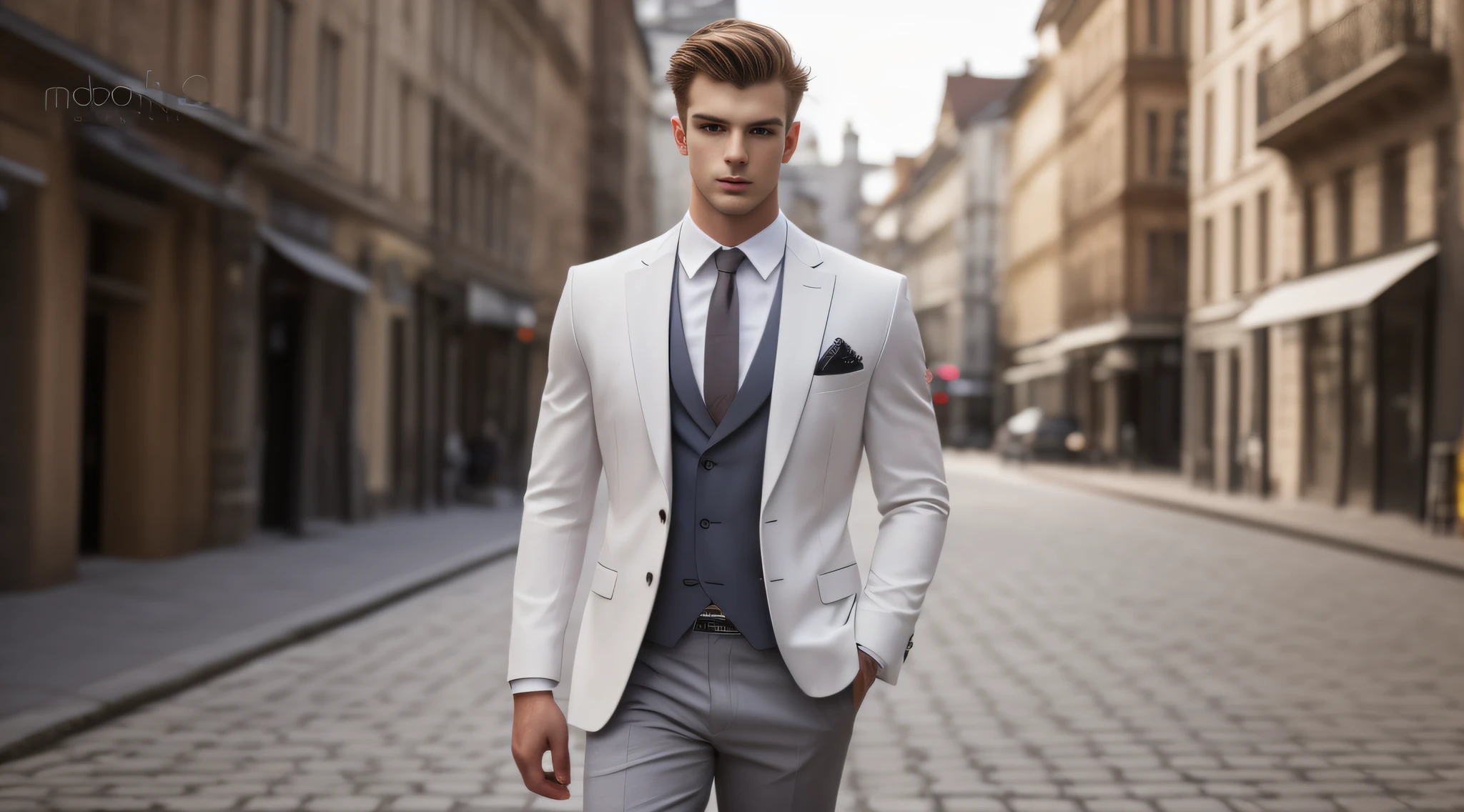 Polish Male Young, modelo, pose elegante, ultra realista, fotografia profissional, bonito, ambiente de cidade