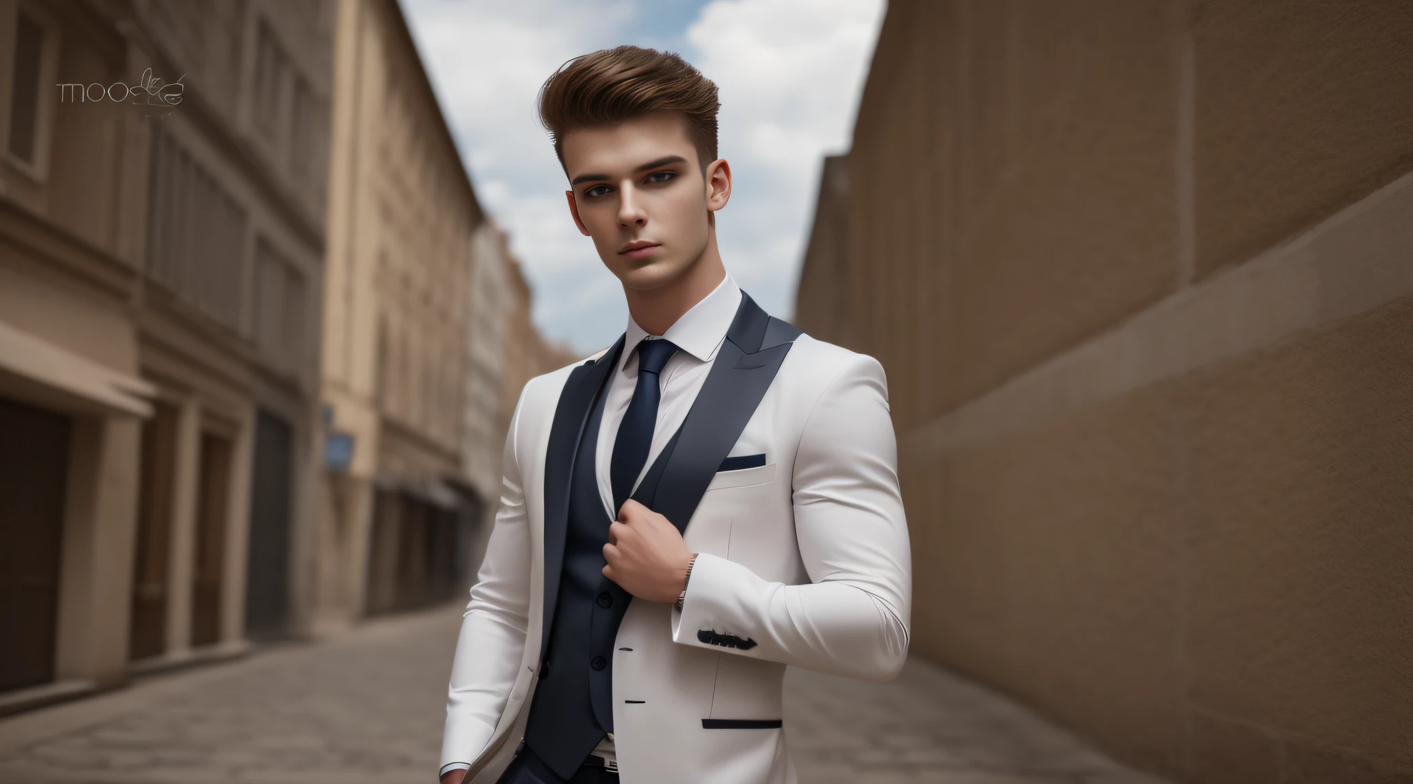 Polish Male Young, modelo, pose elegante, ultra realista, fotografia profissional, bonito, ambiente de cidade
