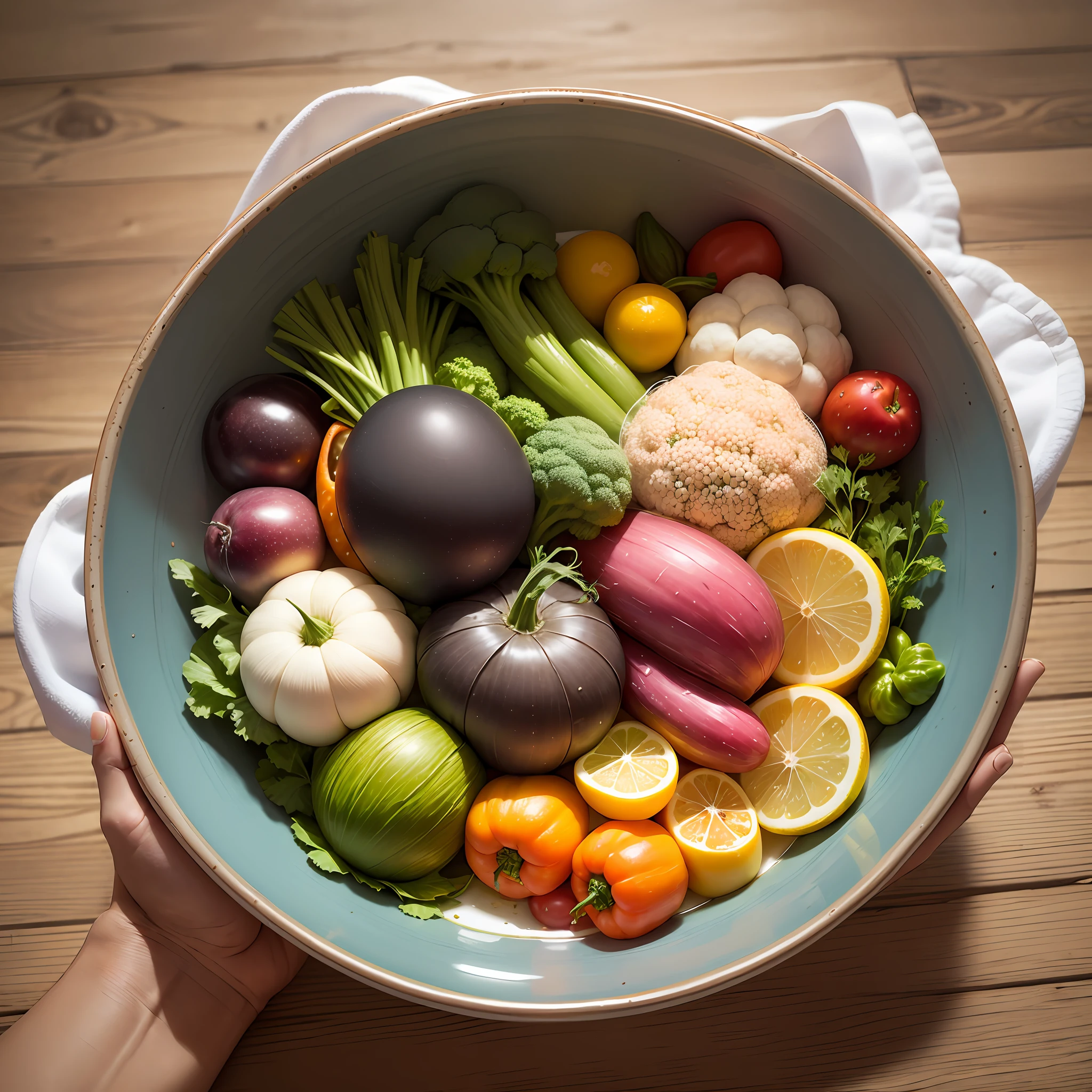 various vegetables together in white paro --auto --s2