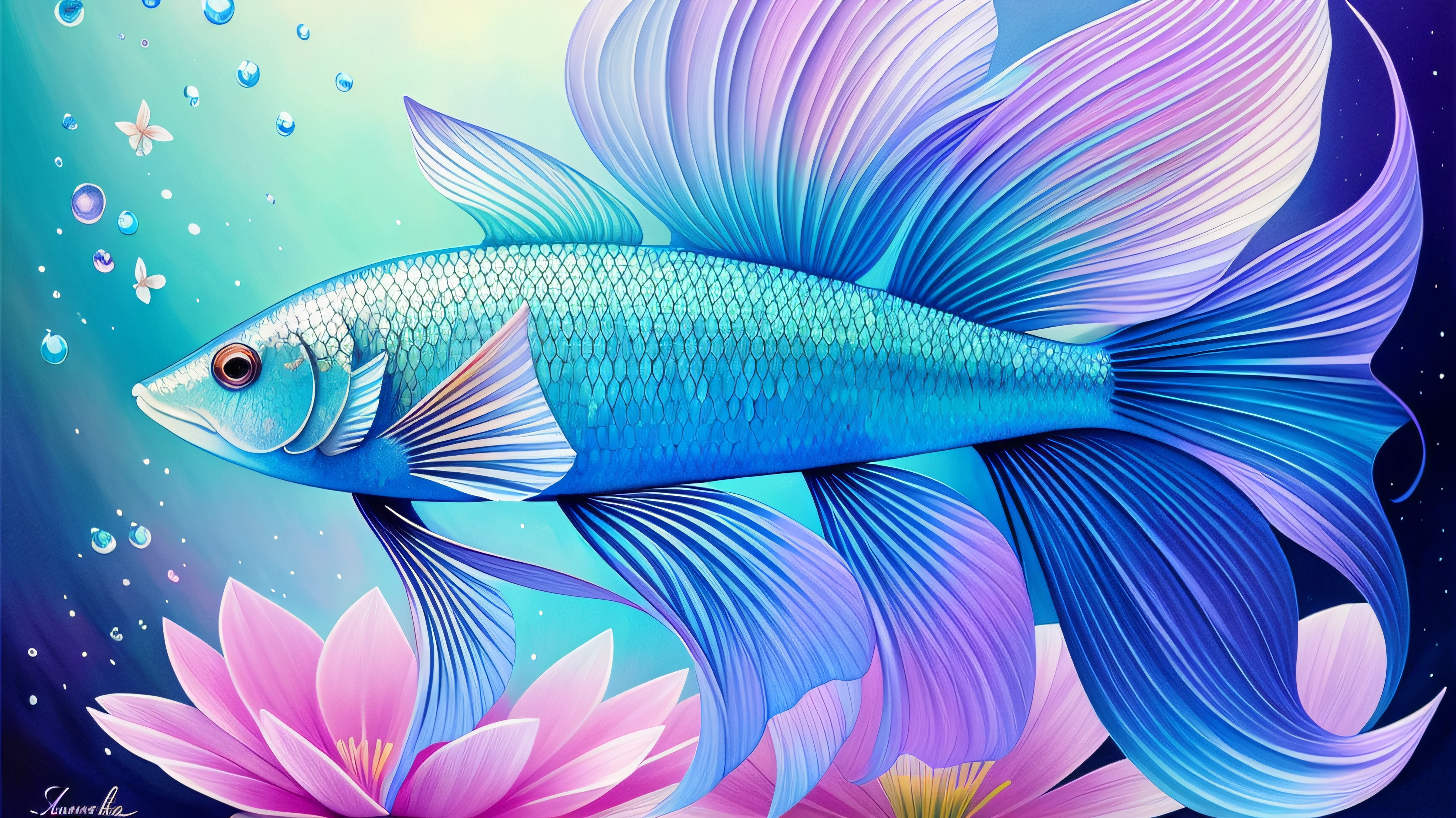 graffiti drawing of a fish in 2D, made in illustrator, t-shirt design, graffiti, 2D, vector, illustrator, print --auto