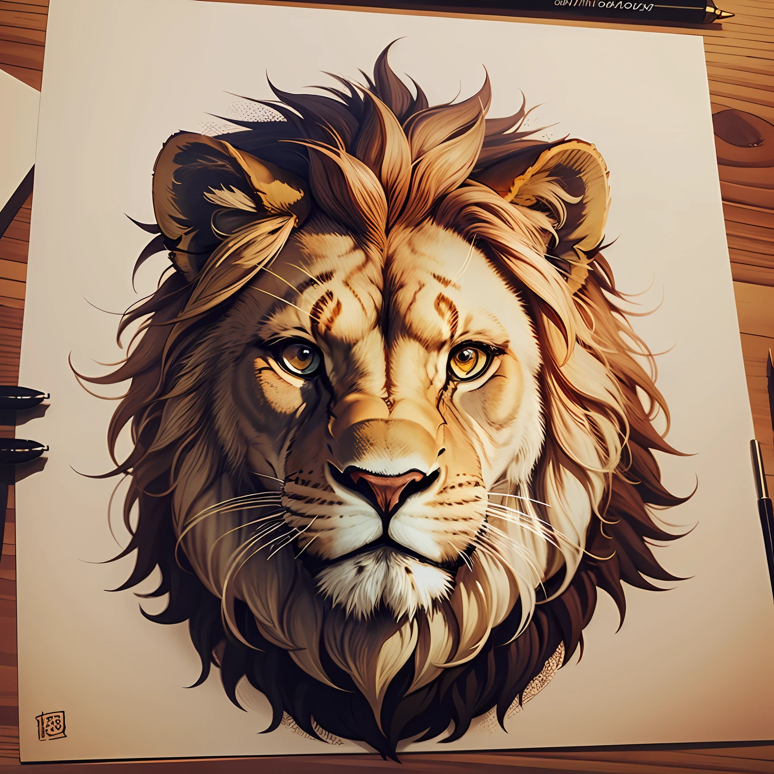 lion tattoo design --auto