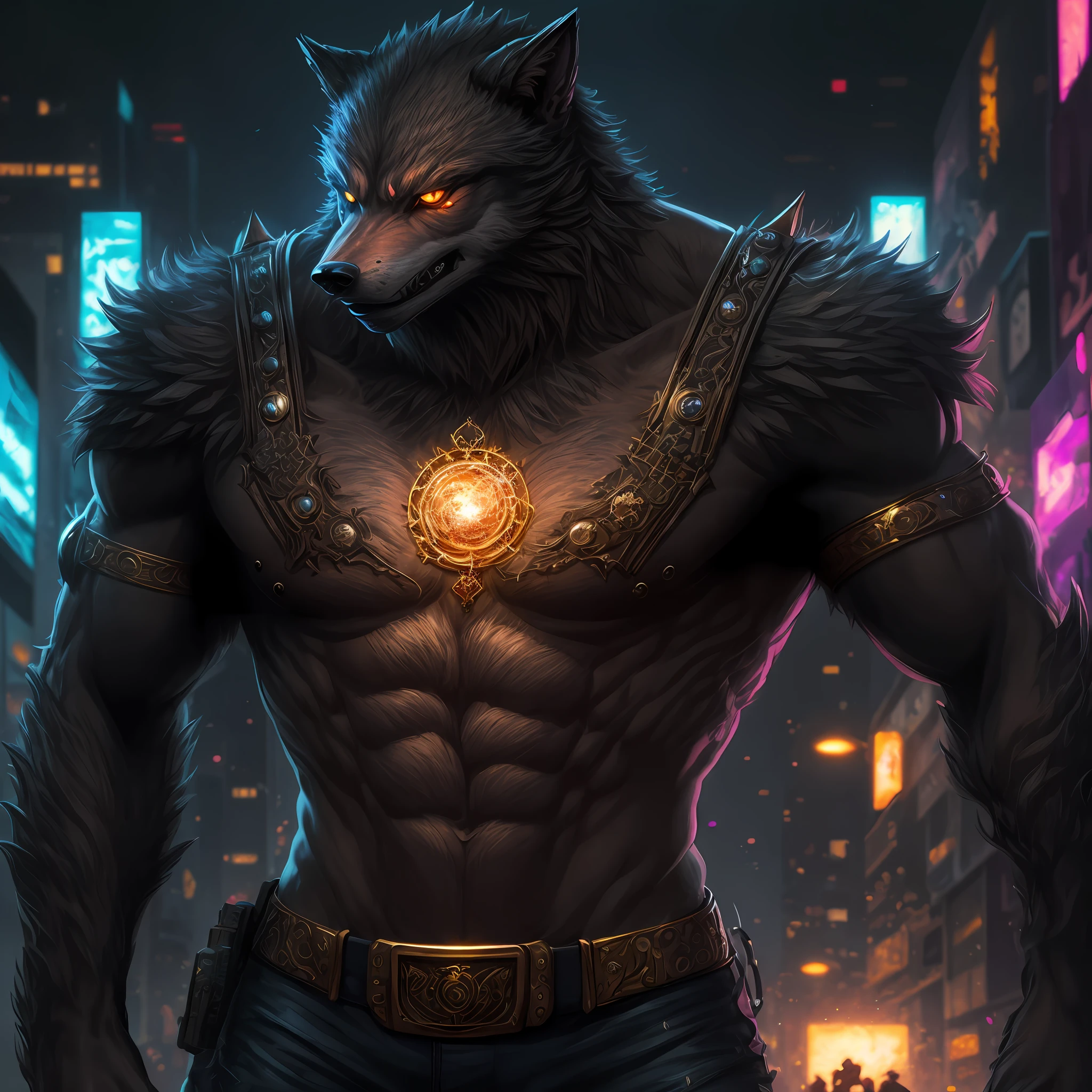 Filligre werewolf hyper realistic cyberpunk pointillism rose's diamonds gemstone jewelry gold alien --auto