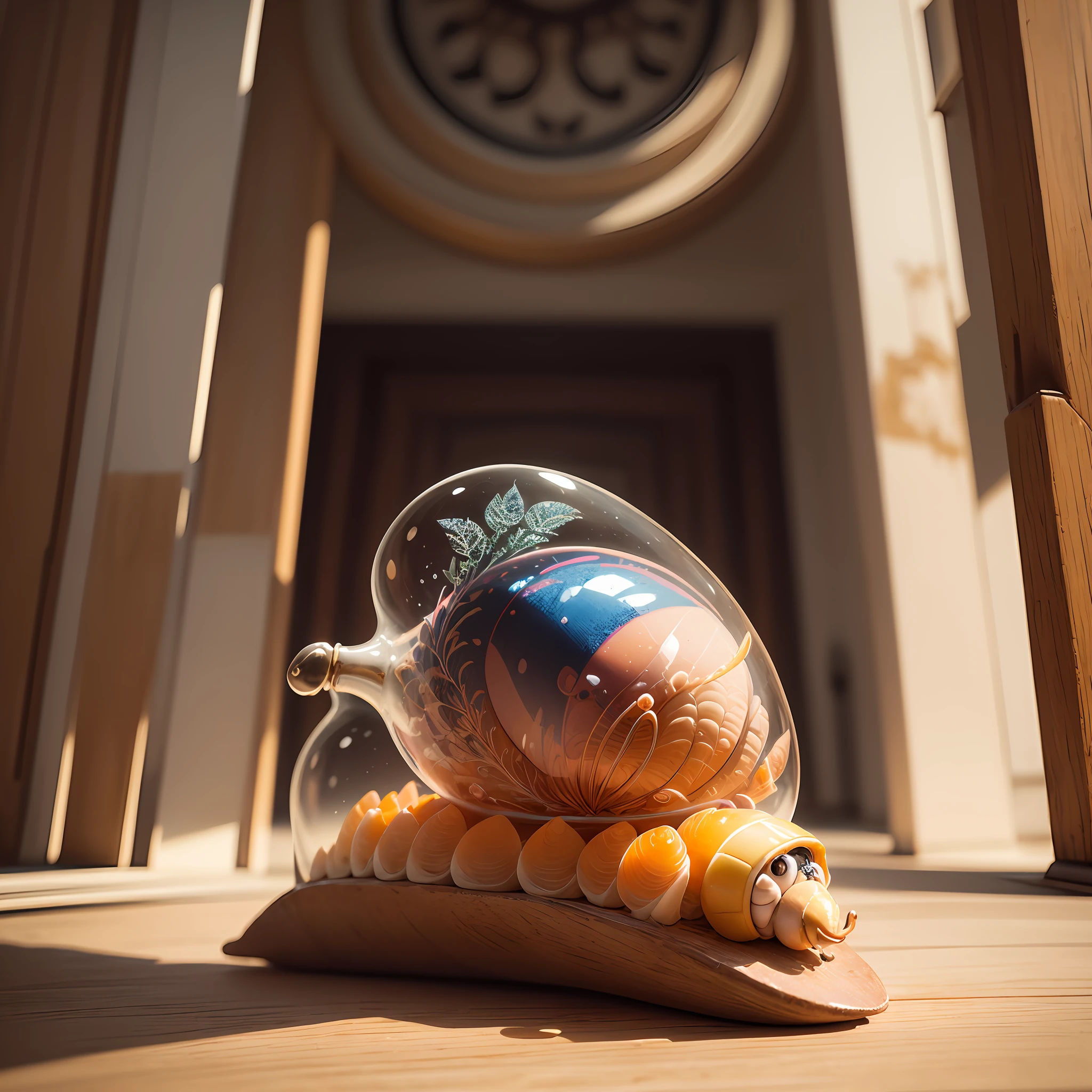 cocostyle glasstech, transparent, snail, on, transparent, bamboo,, insane details, intricate details, hyperdetailed, ultra detailed, extreme detailed, highest detailed, high_detail, colorful, beautiful, hdr, photorealistic, highres, ultra_high_res, photography, aesthetic, extremely_delicate,, (masterpiece:1.3), (best_quality:1.3), (ultra_detailed:1.3), 8k, extremely_clear, realism, (ultrarealistic:1.3), --auto