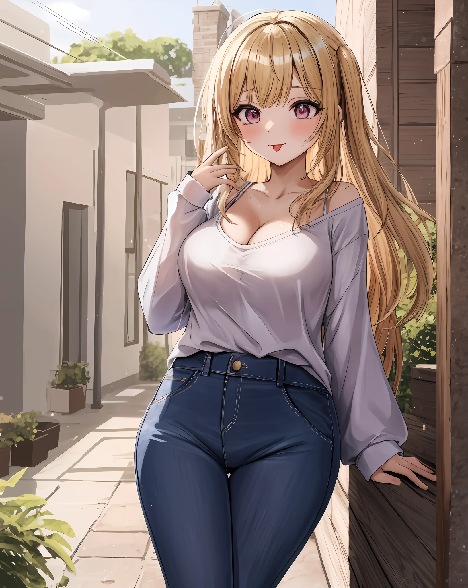 1mujer, rubia, pelo largo, ojos verdes, pijama rosa, expansion de senos, pechos colosales, alta, expansion de senos, OPPAI, expansion de pechos, expansion de pechos, excitada, :p