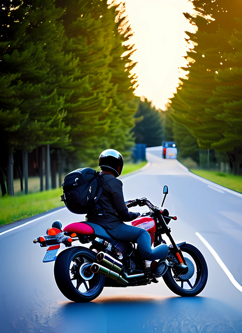 (high picture quality) 1.Motard Motorcycles 2.In the city at dusk 3.I don't need a person4.Building Street 5.Be cool