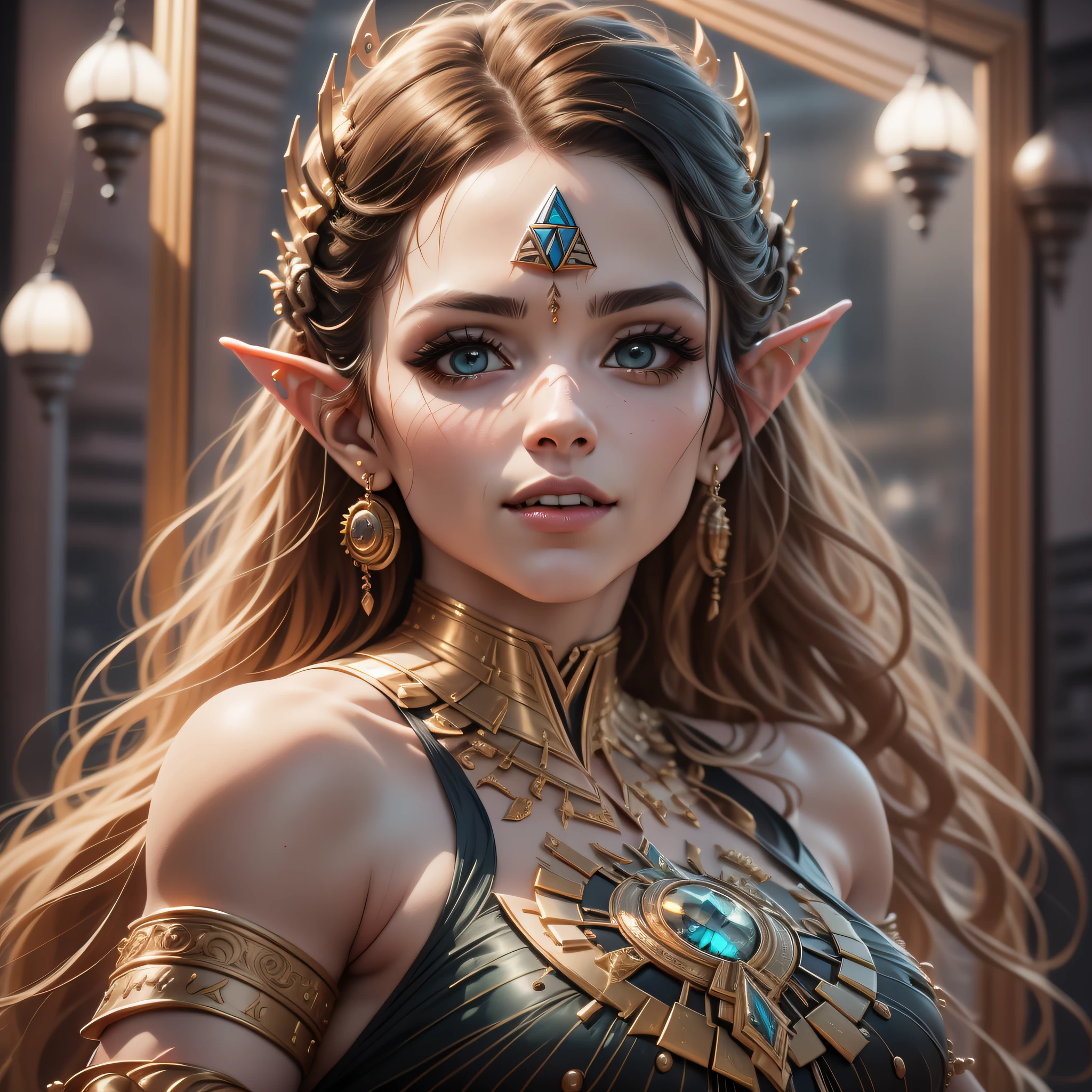 Mulher de cabelos loiros em roupa azul e bege segurando em poses de combate como em street fighter, lutando como em street fighter 2, guerreira, Zelda, Retrato de Zelda, de lenda de Zelda, Link da lenda de Zelda, link do Zelda, Fotos cosplay, Cosplay ornamentado, Cosplay profissional, Cosplay, Cosplay Completo, Artgerm Moody Fotografia, Princesa Zelda, Zelda como Triforce, Hyrule, Anime Garota Cosplay, ray-traced, 3d-render, extremanente detalhado, alta qualidade, Luz e sombra realistas, cabelos loiros, eye reflection, Sorriso leve, ray tracing, ray tracing, High detail, realismo, hiper-realismo, profundidade de campo, cinematic lighting, desfoque de movimento, brilho, luz brilhante, raios de deus, ray tracing, reflection light, Afterimage, multiple views, Reflexo da lente, Bokeh, 4k, UHD, Masterpiece, anatomicamente correto, pele texturizada, Super Detalhe, alta qualidade, best quality, 8k