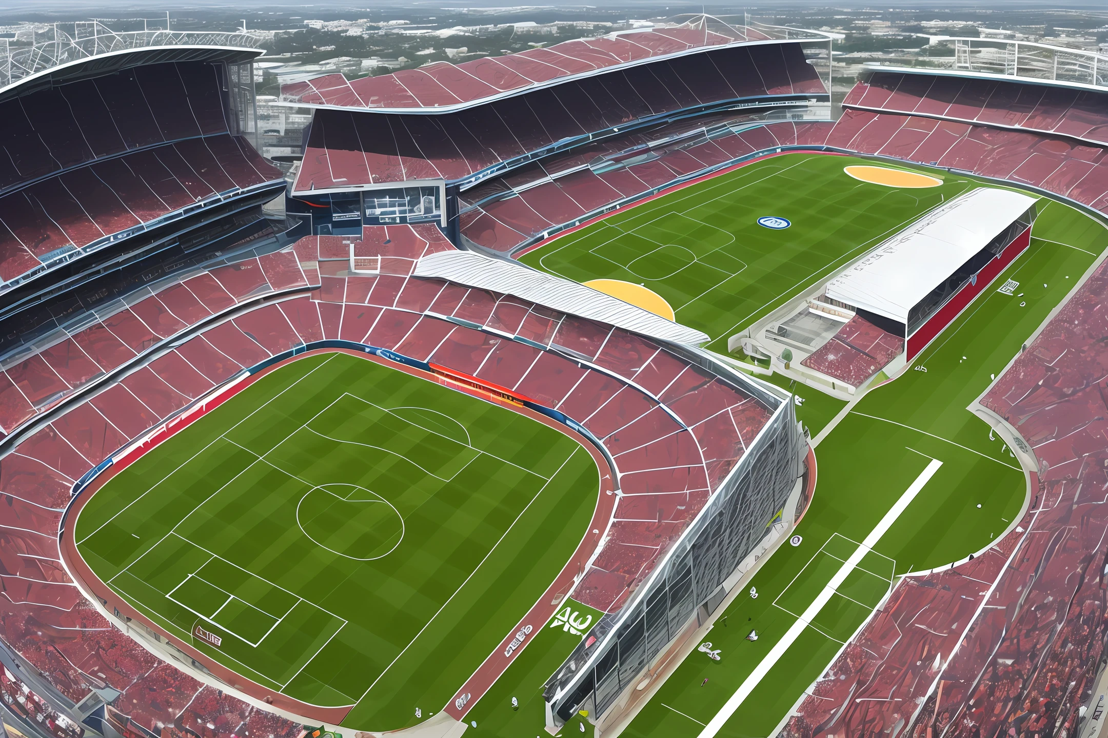 Estadio futebol futuristas