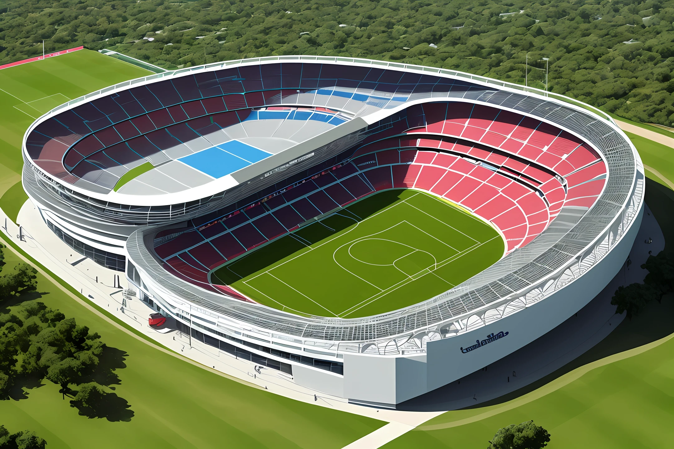 Estadio futebol futuristas