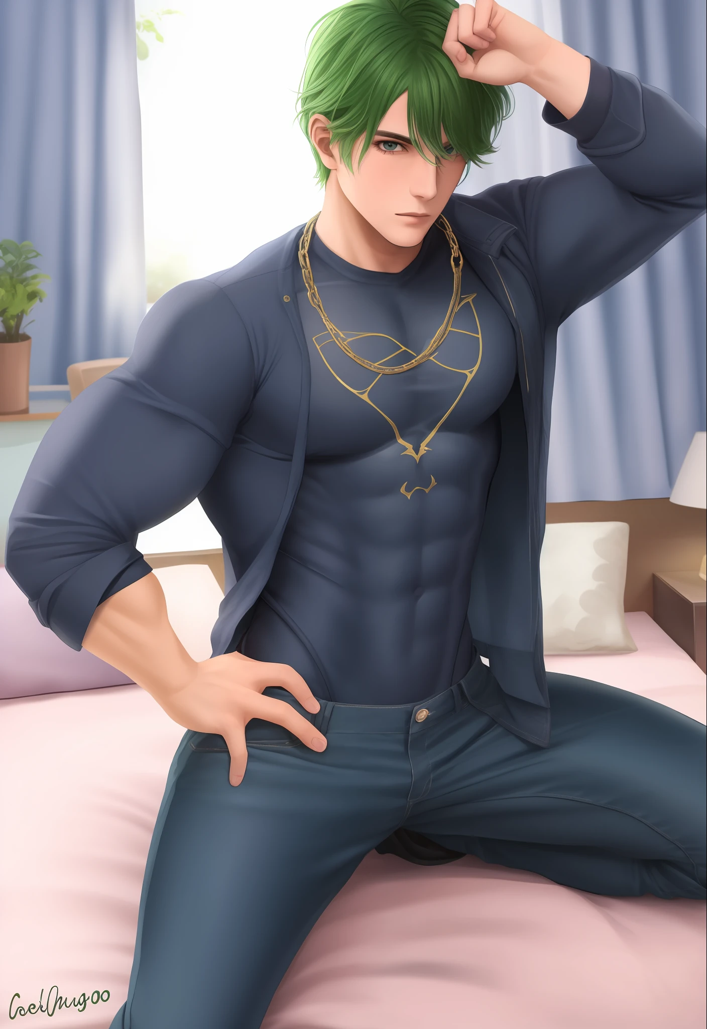 Homem musculoso gay segurando homem no colo gay musculoso muito bonito em um quarto apertado com luz vermelha