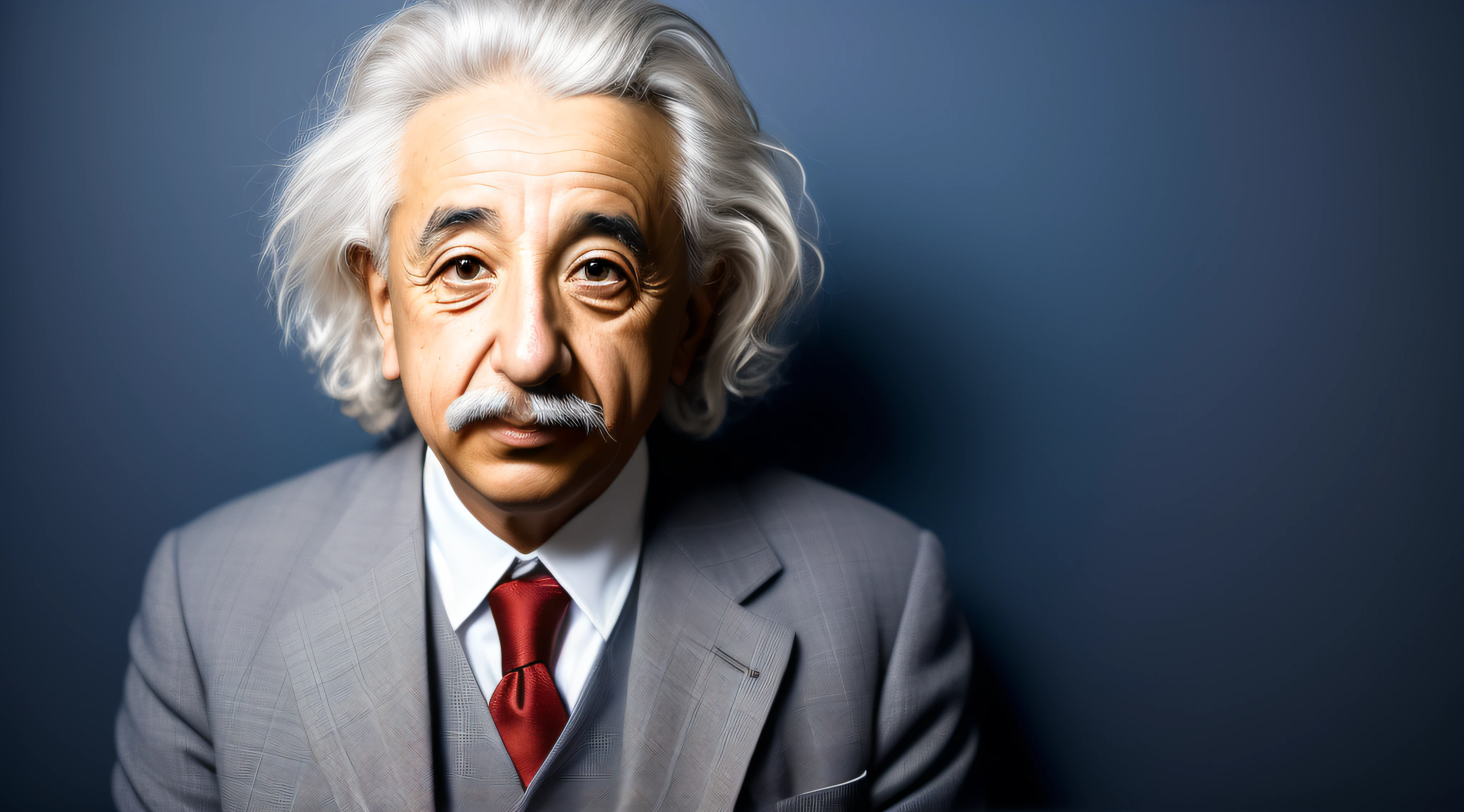 Albert Einstein, the renowned physicist, stands resolute, facing a series of formidable challenges. With unwavering determination, he confronts each obstacle head-on, driven by a relentless pursuit of knowledge and understanding. His furrowed brow and focused gaze reflect the intensity of his intellectual battle. In this powerful image, Einstein embodies the resilience and perseverance required to overcome barriers, inspiring others to embrace challenges as opportunities for growth and discovery.