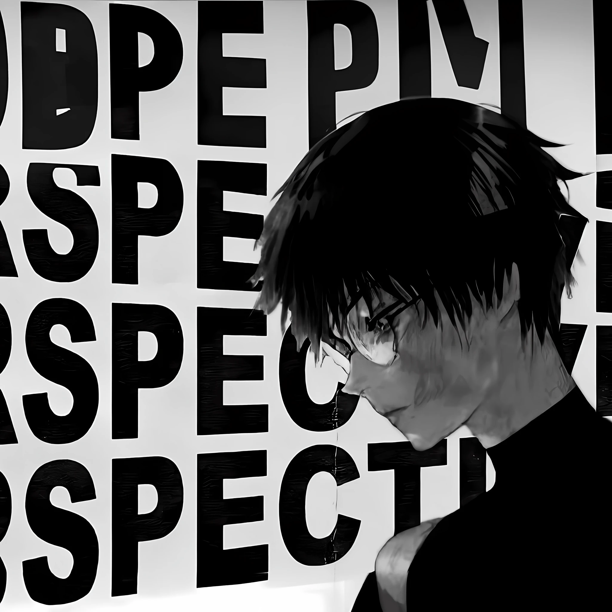 there is a man with glasses standing in front of a sign, bespectacled, qualidade espetacular, Espelho Spike, espetacular, pespectiva, black and white manga style, ( ( ( Yoh Yoshinari ) ) ), inspirado em Iwao Takamoto, inspirado em Yukihiko Yasuda, Makoto Kano, spectacle, Yuichi Kato
