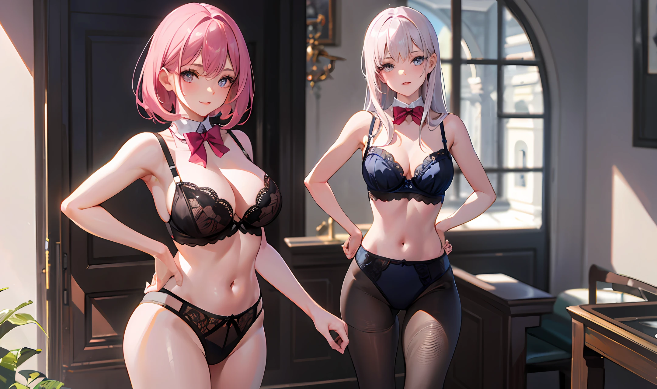 solo, 1girl, obra-prima, Ultra realista, 4K, HD, qualidade soberba, grandes luzes e contraste, pink open fishnet bra, rosa aberto bowtie calcinha, pink crotchless lingerie, calcinha fishnet preta, cabelo bonito mulher sorrindo vestindo Open_Lingerie, standding, realista, vista traseira, modelshoot, visible, bimbo, brilhante, costas
vista, fundo do quarto transando com um homem 8k HD