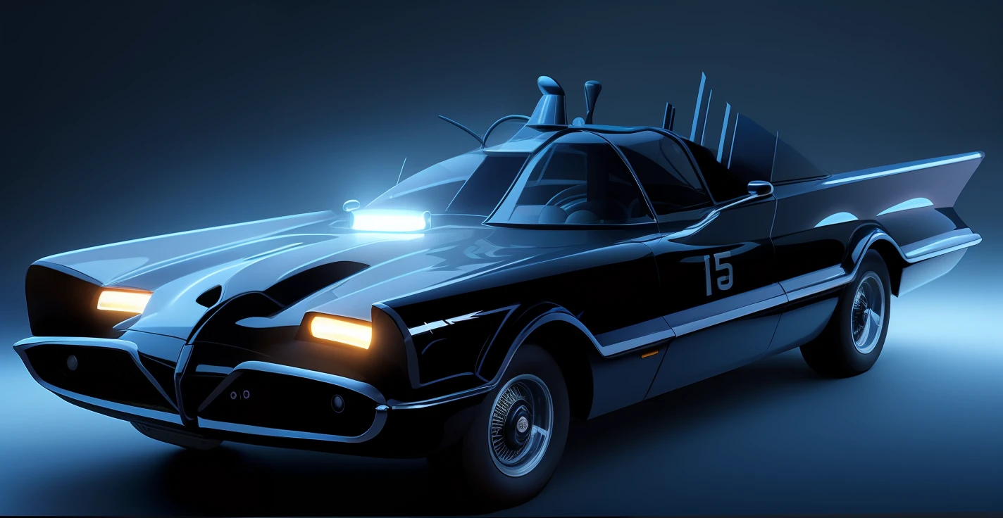 Batman Batmobile ,Batmobile car design, Batmobile, 1959, 1957, 1 9 5 5, 1955, 1 9 5 0 futuristas, 1 9 5 6, 1956, 1 9 5 8, 1958, Batman old, imagem foto realista, ultra detalhada, studio lighting, 4k, rico em detalhes,