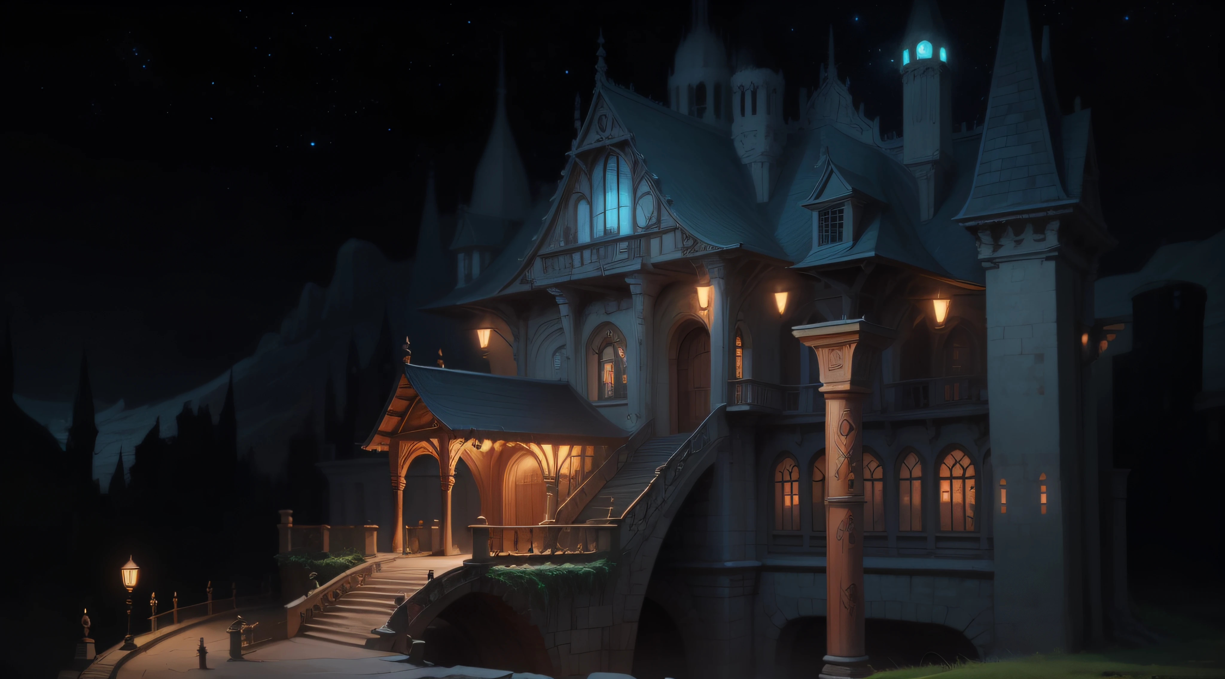 background, fantasy, animated, cartoon --auto