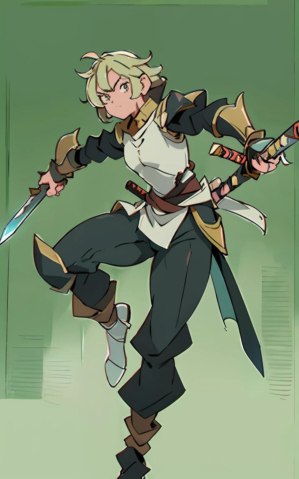 a drawing of a man in a full body suit holding a pole, practising sword stances, pudica pose gesture, dramatic wielding sword pose, fight pose, pose reference, villain pose, default pose neutral expression, gesture drawn, attack pose, dynamic perspective pose, knight in armor dance popping, fighting pose, neutral pose, anime pose, gesture draw, action pose reference