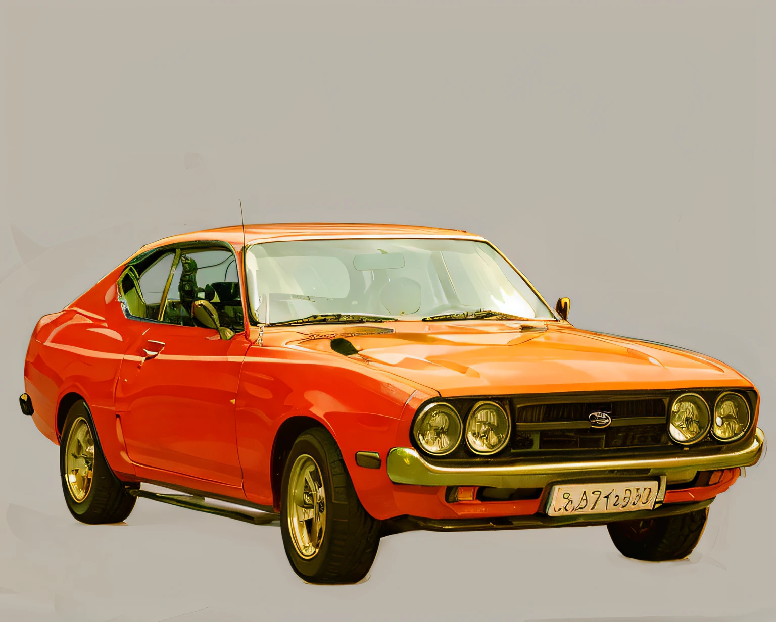 Obra maestra, Anime Auto datsun color anaranjado  J-15  de 1975 imagen, Pixiv, Arte conceptual, Estilo de arte lofi, reflecion. por Makoto Shinkai, Arte Lofi, Hermosas escenas de anime, Escenario de anime, Paisaje detallado: ancho 672, Al estilo de Makoto Shinkai, Estilo de Makoto Shinkai, Detalles mejorados.