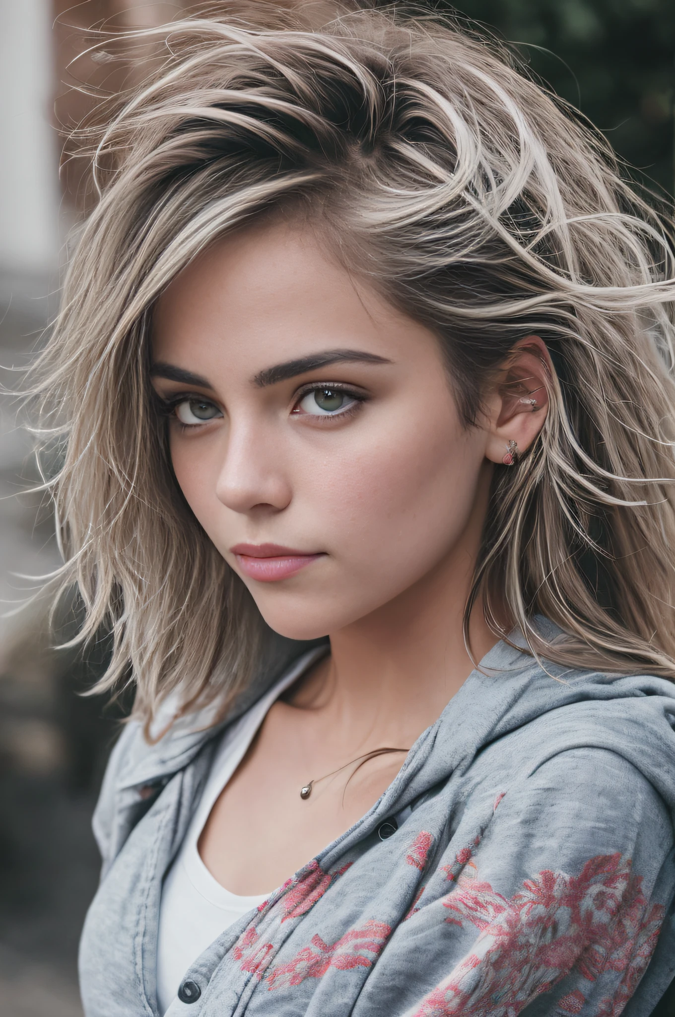 foto de corpo inteiro, proporcional, symmetr, plano aberto, atraente e deslumbrante garota loira ucraniana de 18 anos, detalhada (rugas, manchas! olhos brilhantes detalhados, noite escura, (looking-into-camera), specular lighting, dslr, qualidade ultra, sharp foc, clear, dof, movie grain, centralizado, Fujifilm XT3, cristalino