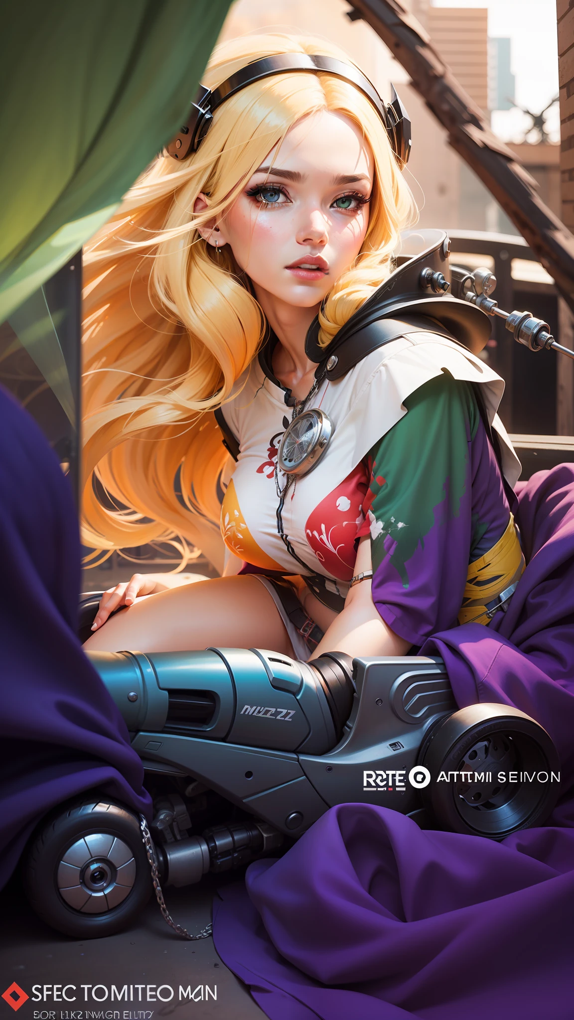 mulher arafed em um vestido roxo sentado em uma motocicleta, Artgerm extremamente detalhado, RossDraw pintura digital, Artgerm. High detail, Wlop Ross, Rossdraw 1. 0, wlop e Artgerm, Artgerm e Wlop, Modelo IG | Artgerm, Arte no estilo de Guweiz --auto