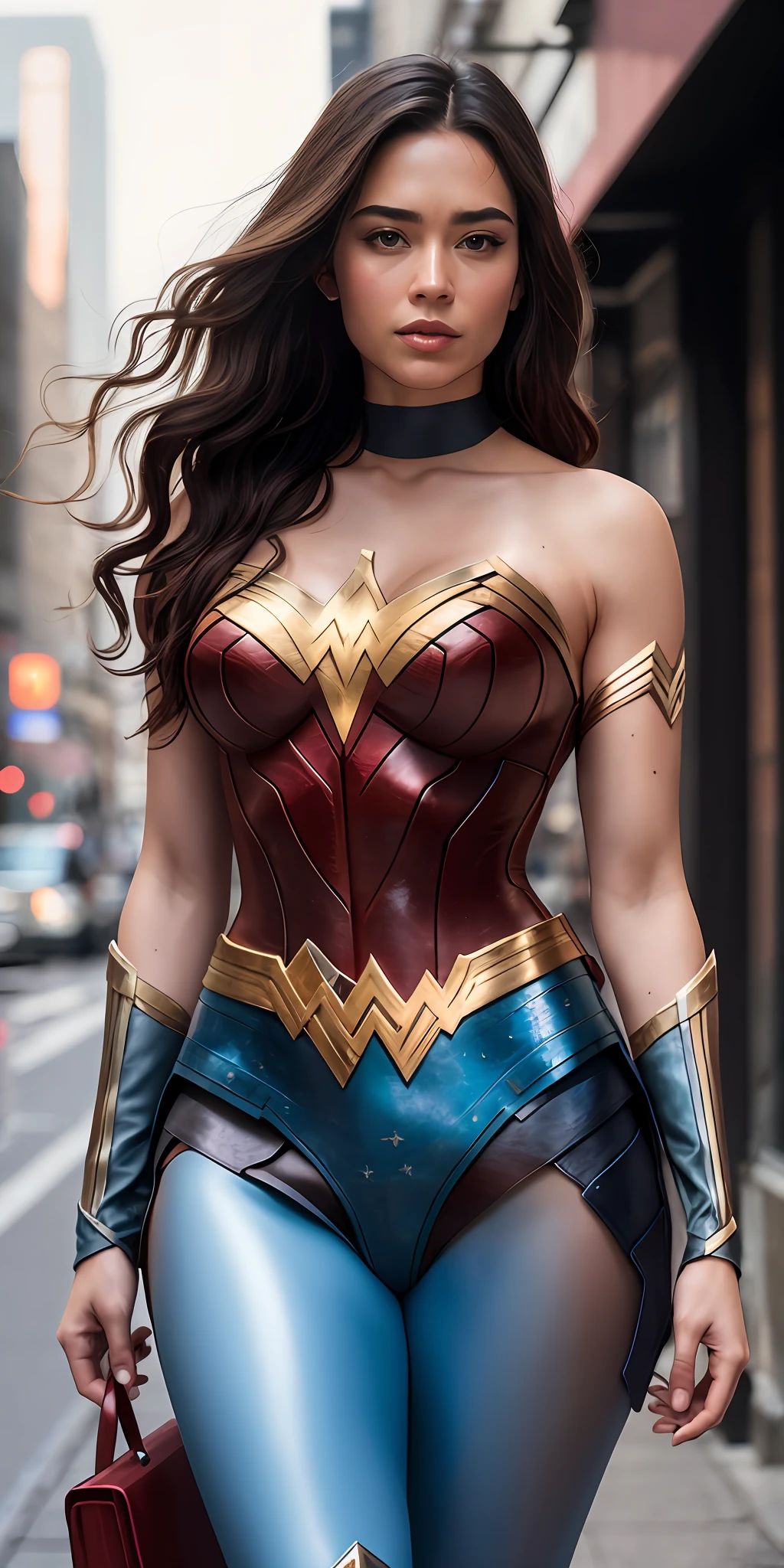 Traje sexy da WonderWoman