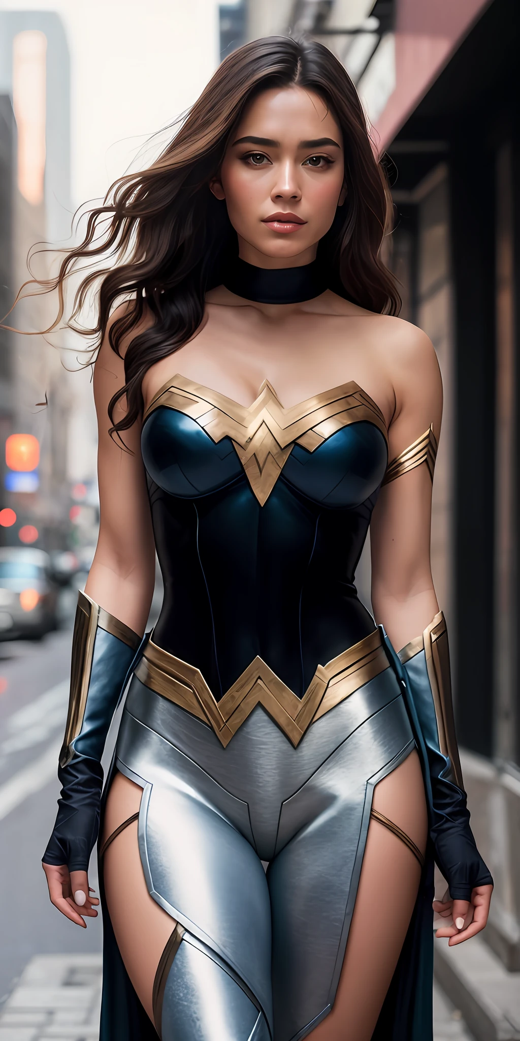 Traje sexy da WonderWoman