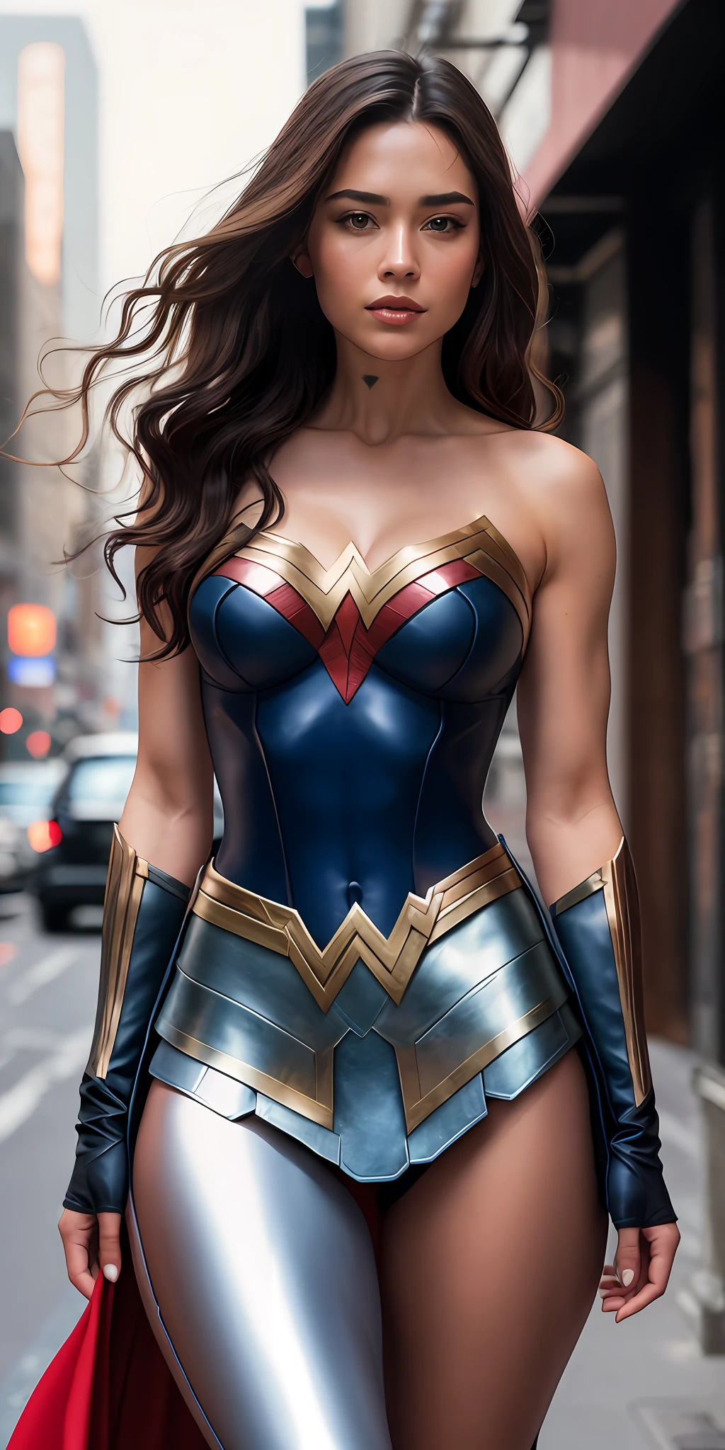 Traje sexy da WonderWoman