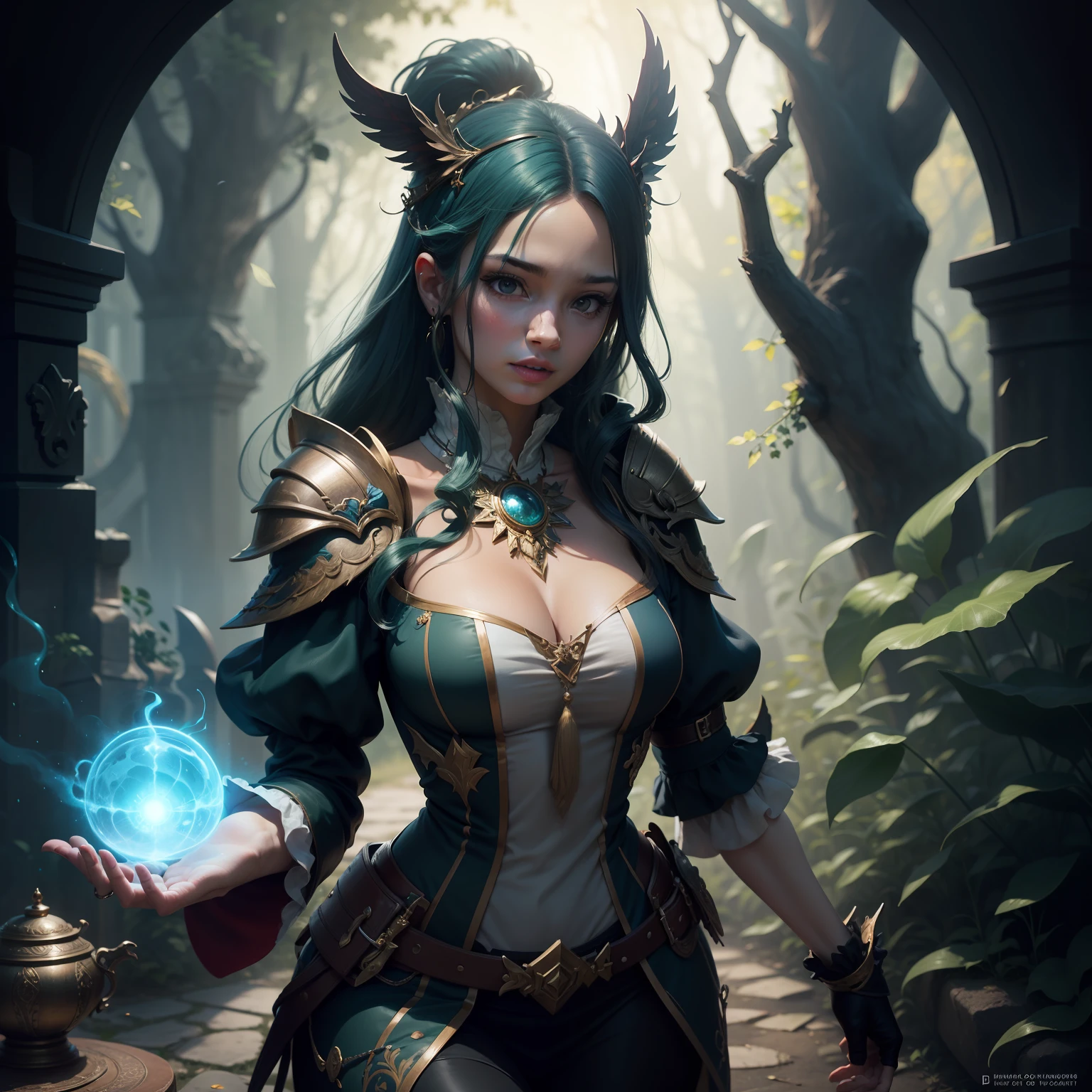 Casting a magic spell