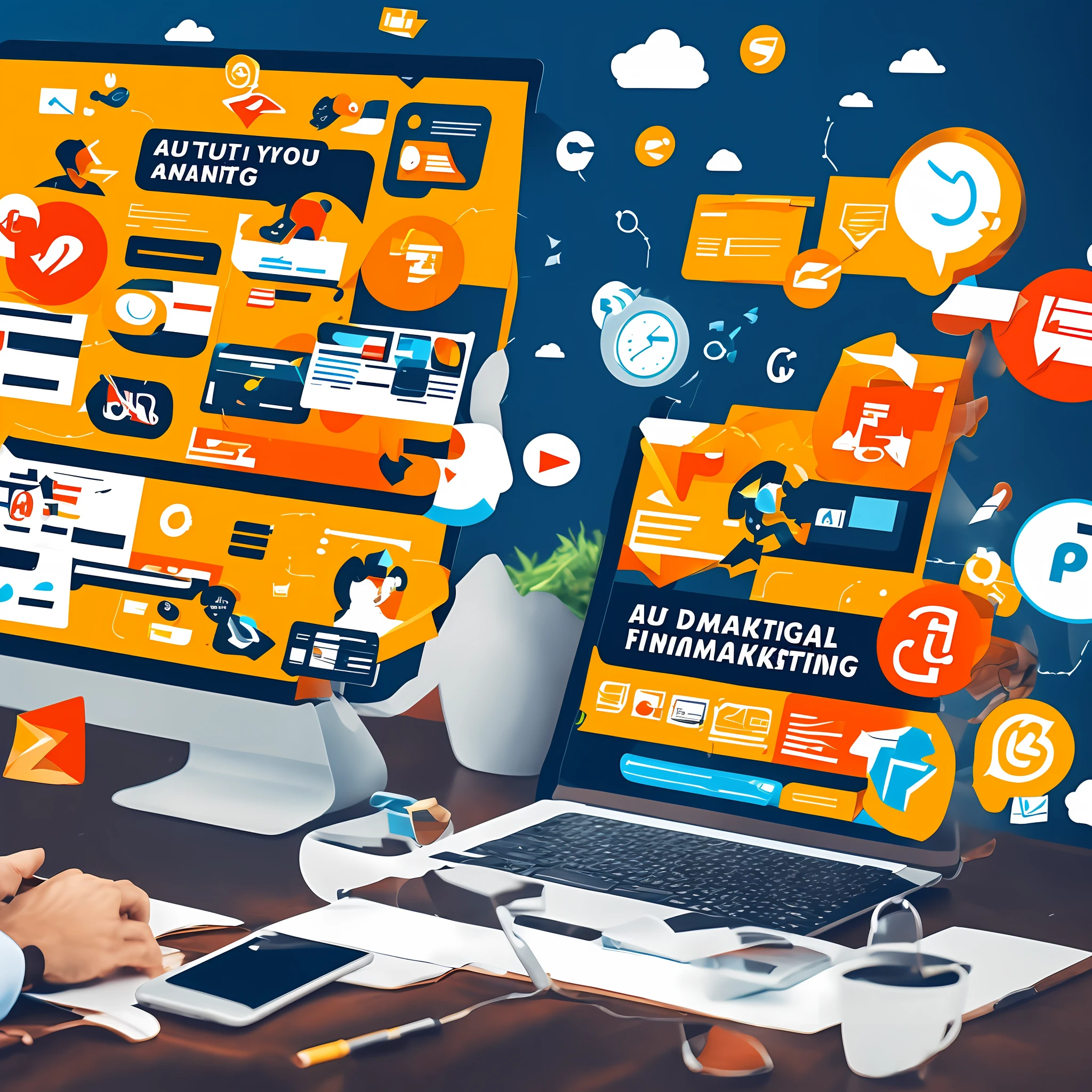 Banner for YouTube about digital marketing and education/liberdade financeira simples --auto
