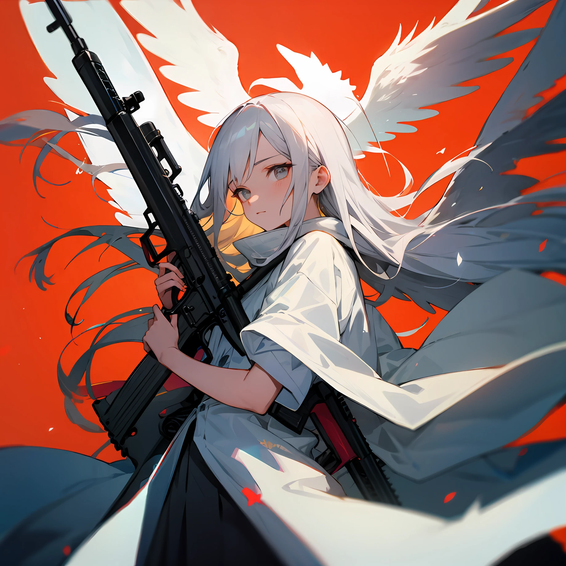 Anjo com ak47