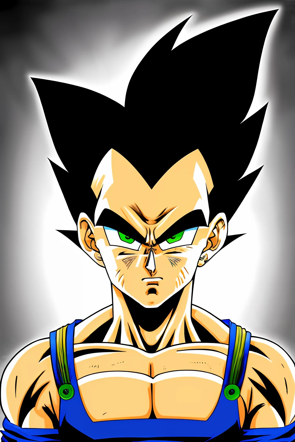 Vegeta de barba