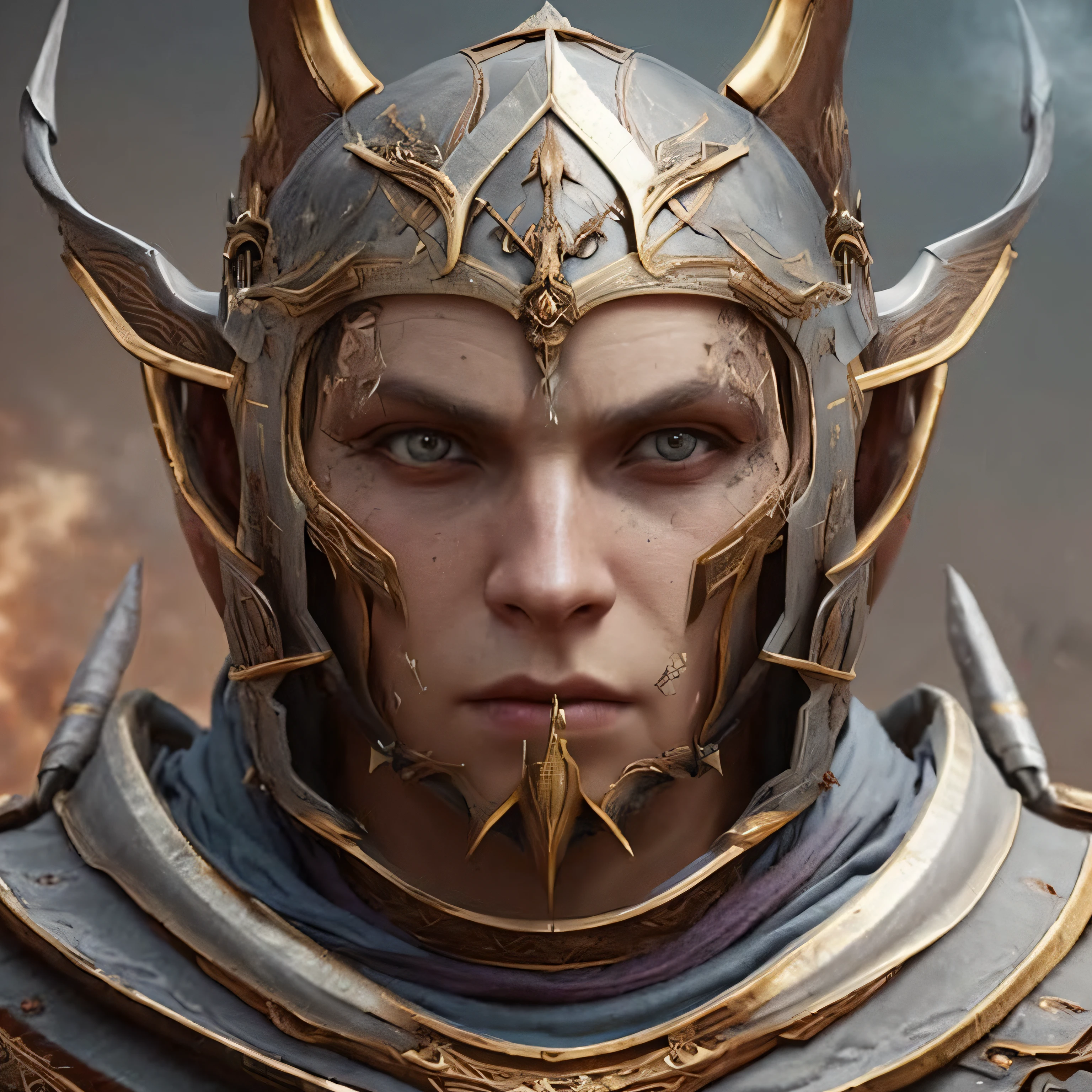 a portrait close up   HYPERSMOKE (FIRENATION:0.8)  AVENTAILHELMET768   PAINTSTYLE13  VRAY-RENDER