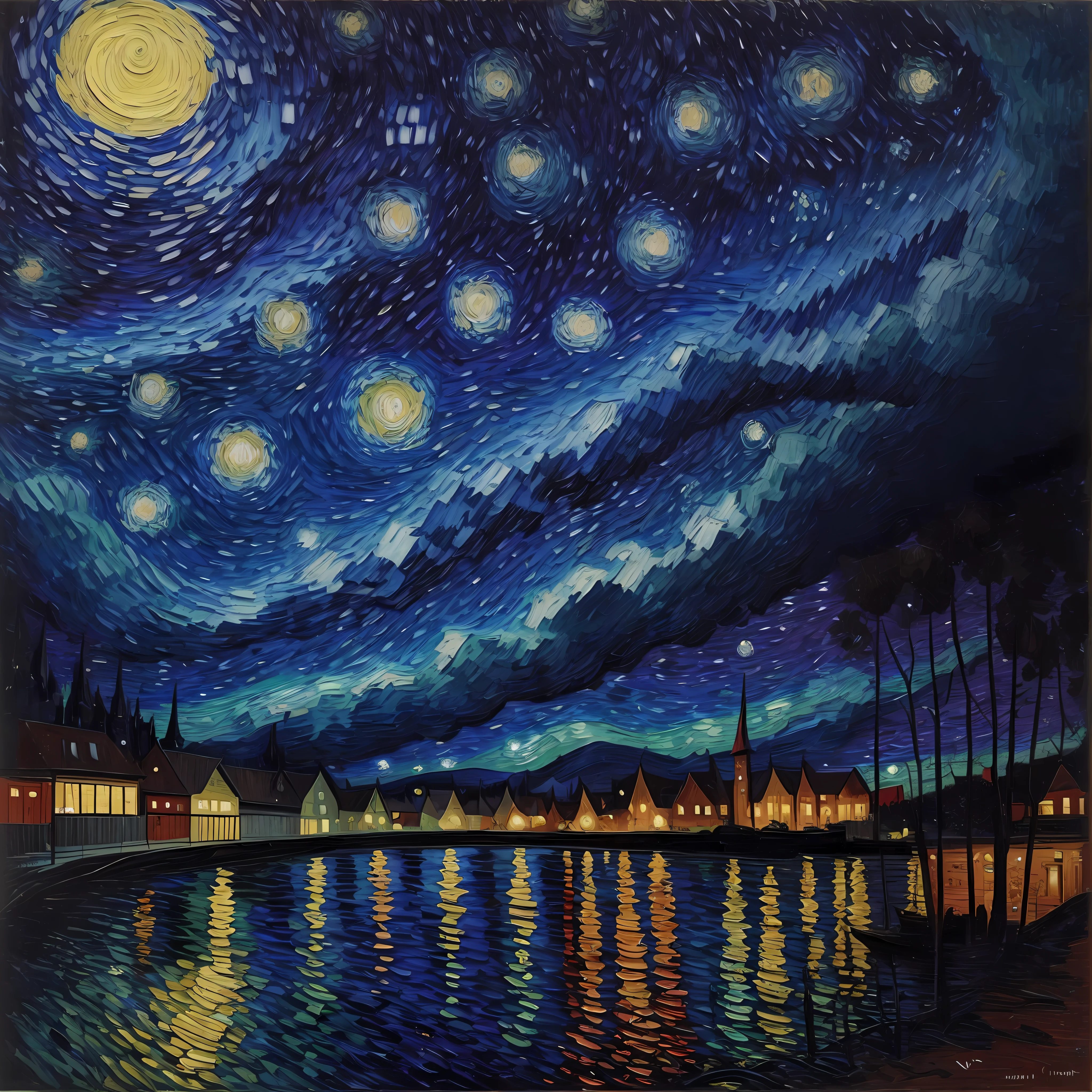 Van Gogh painted