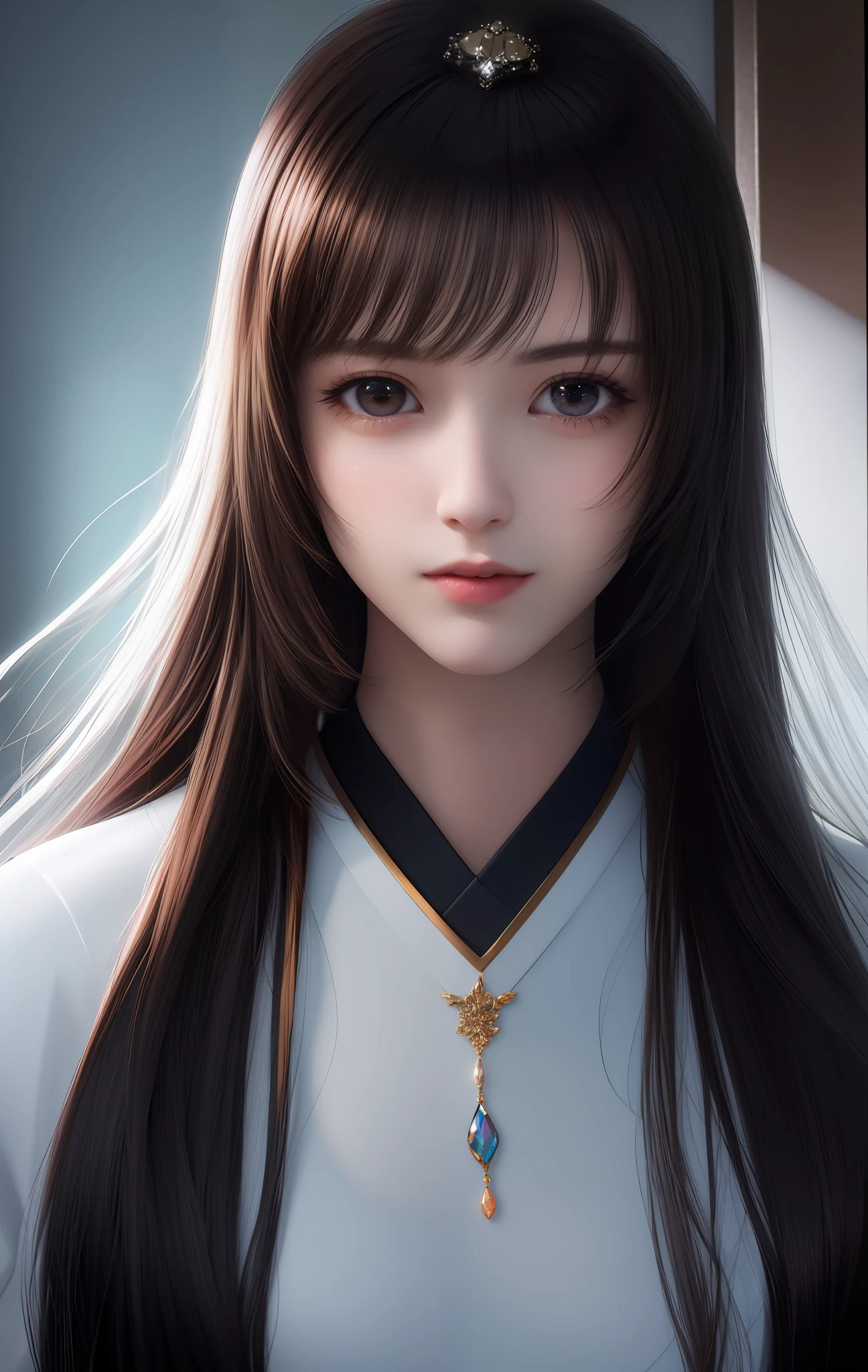 URZAN-6500-v1.1, (Raw foto:1.2), (photoreallistic:1.4), アニメ、anime stile、Beautiful and moisturized eyes like crystal clear glass、Beautiful detailed woman, very detailed eyes and faces, Beautiful detailed eyes, Ridiculous, Unbelievably ridiculous, huge filesize, ultra hyper-detailed, A high resolution, Very Details, 最好质量, 巨作, illutst, Very Details, TSF, unification, 8k wall paper, splendid, finely detail, 巨作, 最好质量, Highly detailed ticker uniform 8K wallpaper, Light on the face、cinematiclight、19-year-old girl